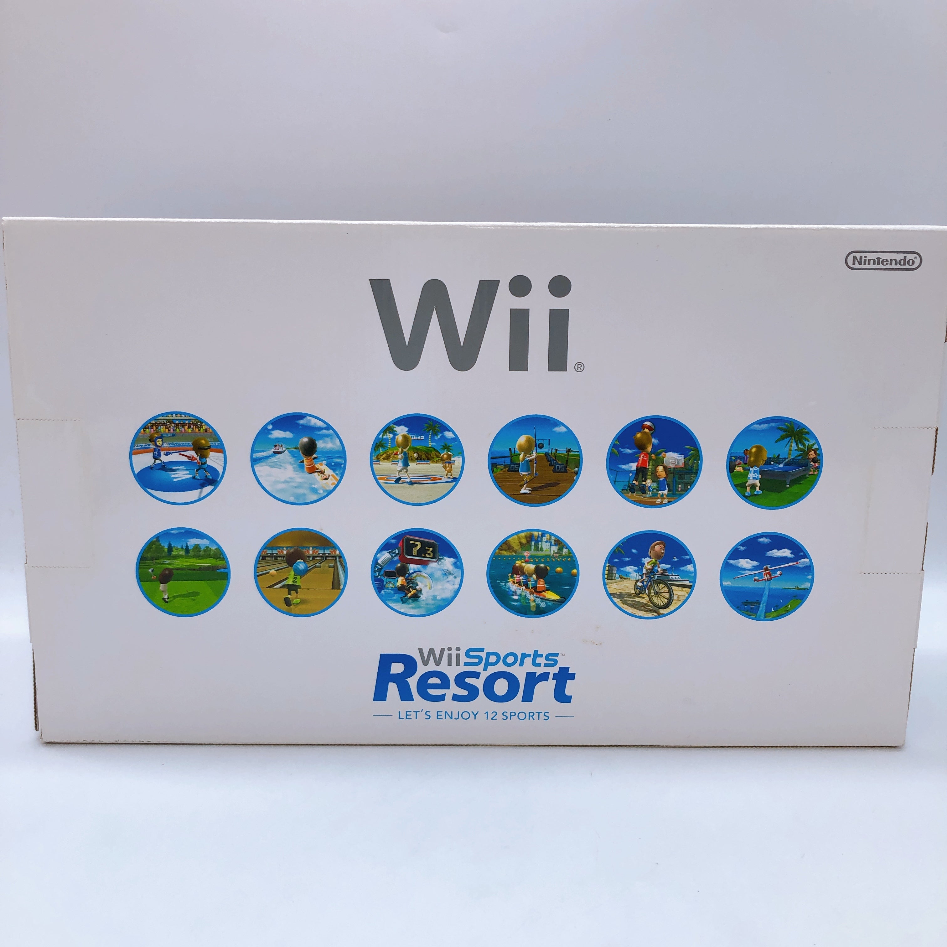 Nintendo Wii Sports Resort Game Console w/ 2 Remote Controls Plus Pack ver White