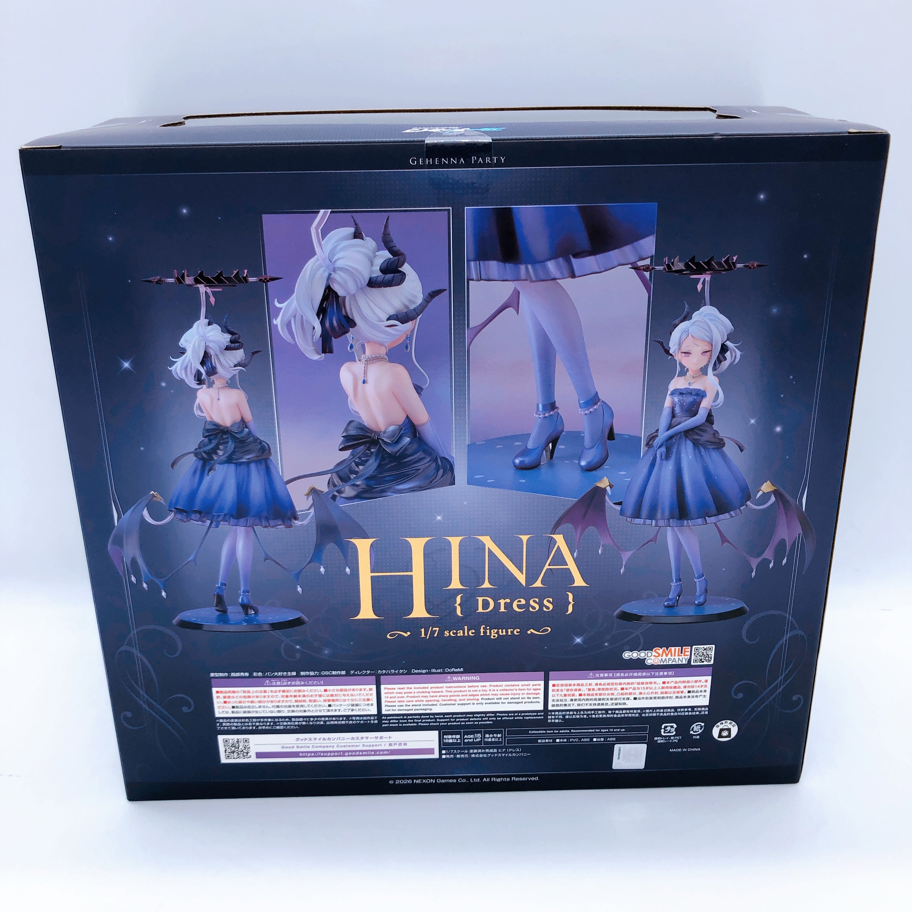 Blue Archive Hina Dress 1/7 Scale Figure Good Smile Company Japan AUTHENTIC