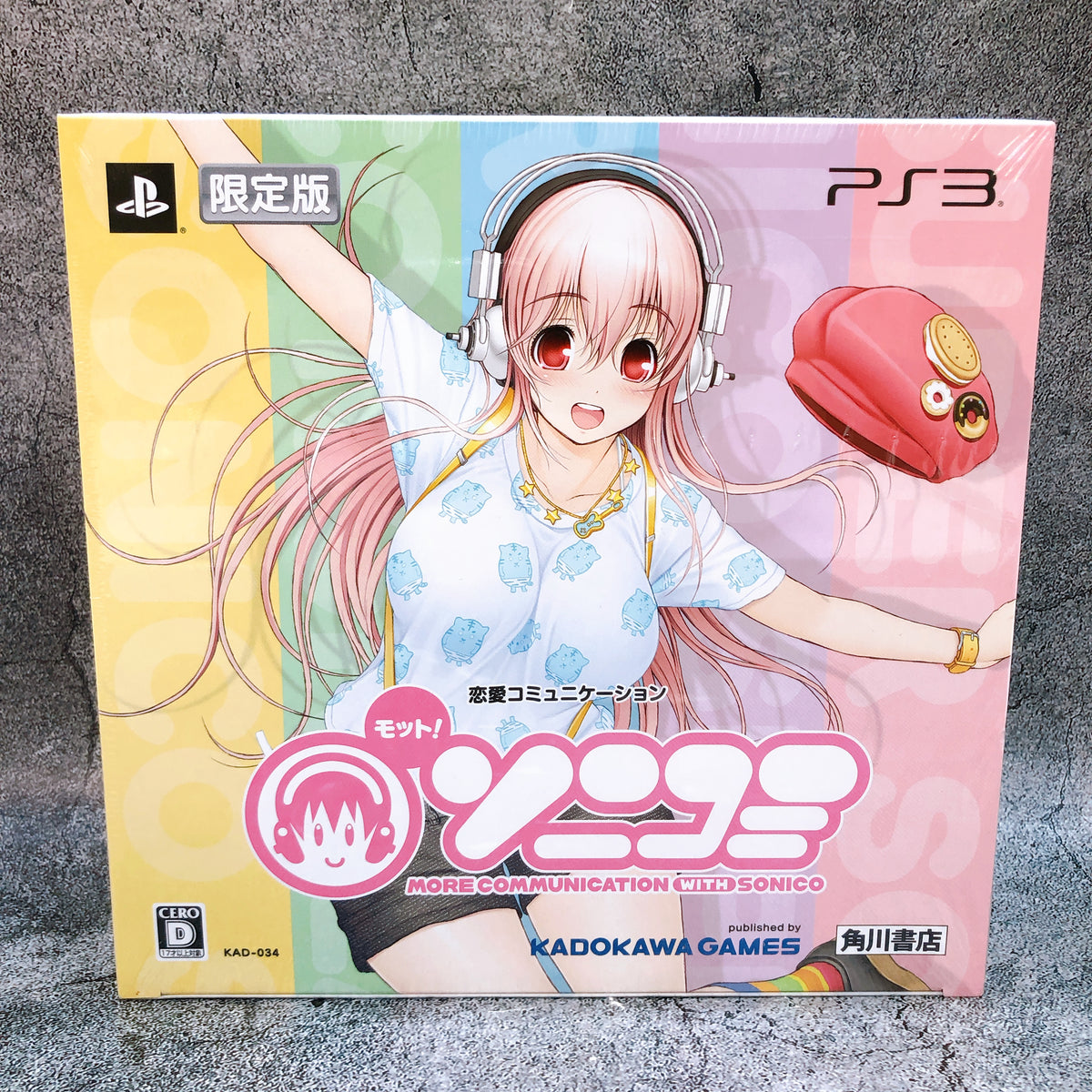 PS3 Motto! SoniComi Limited Edition Super Sonico PlayStation 3 Japan Game Sealed