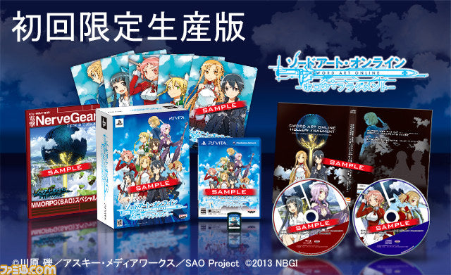 Playstation Vita Sword Art Online Hollow Fragment First Limited PSV SAO Game New