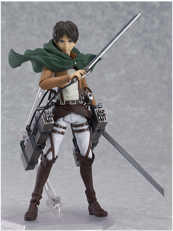 Attack on Titan Eren Jeager figma 207 Action Figure Max Factory Japan AUTHENTIC