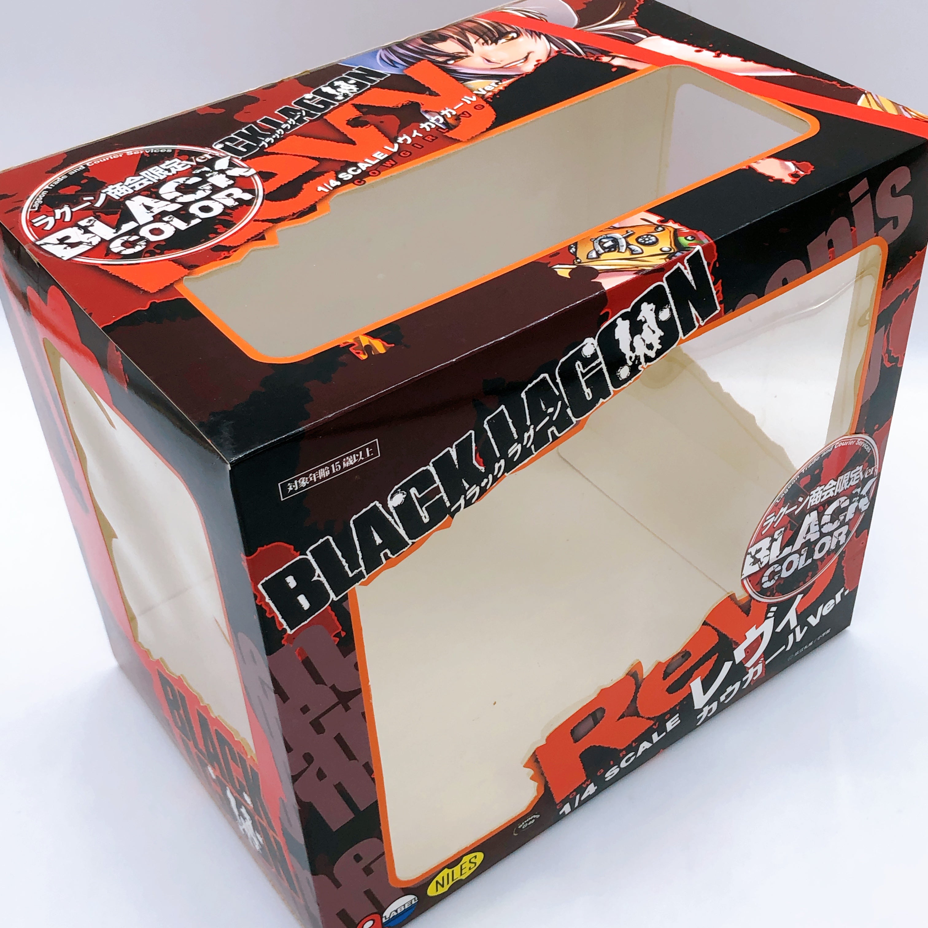 A-label BLACK LAGOON Revy Cowgirl Ver. 1/4 Scale PVC Figure Niles Opened Box