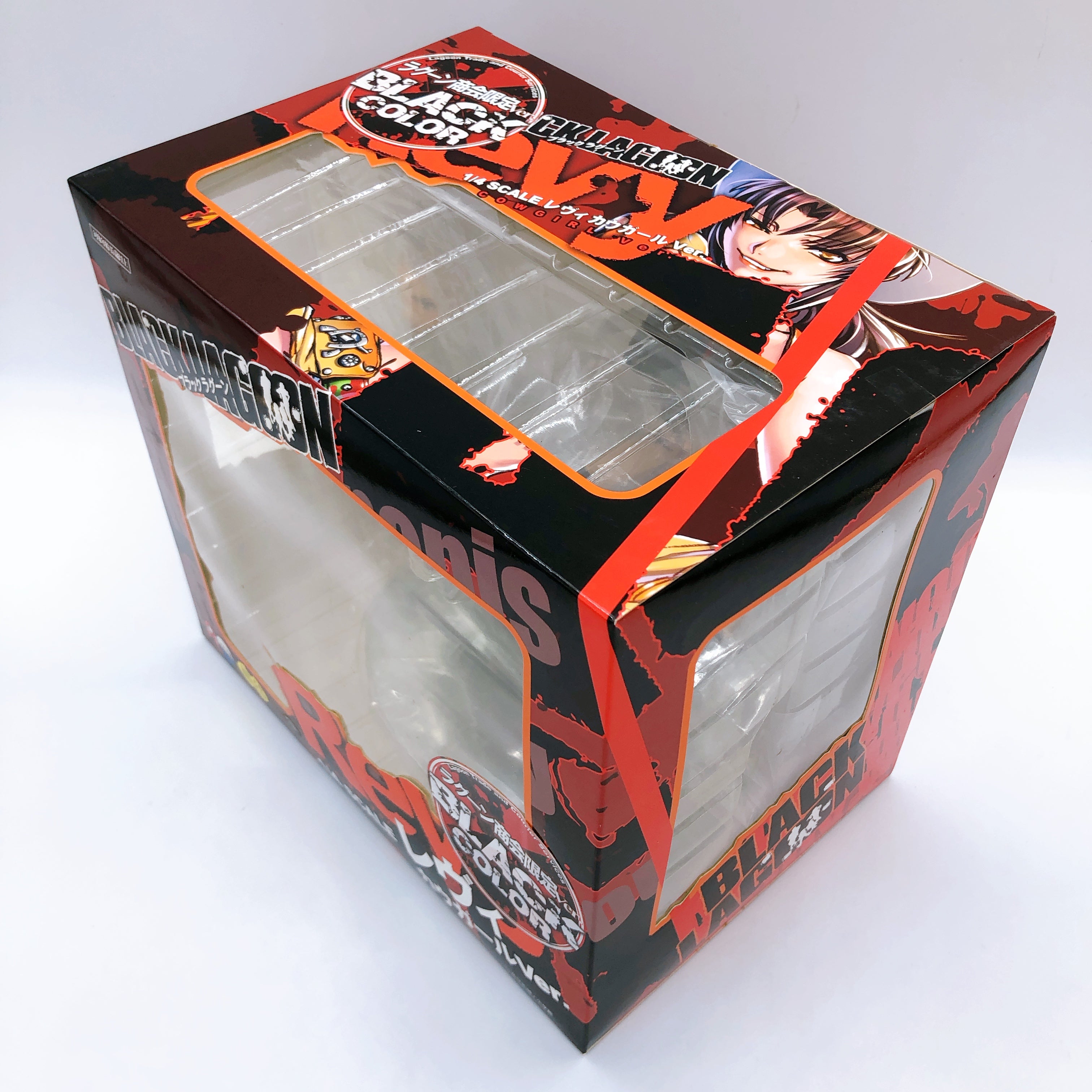 A-label BLACK LAGOON Revy Cowgirl Ver. 1/4 Scale PVC Figure Niles Opened Box