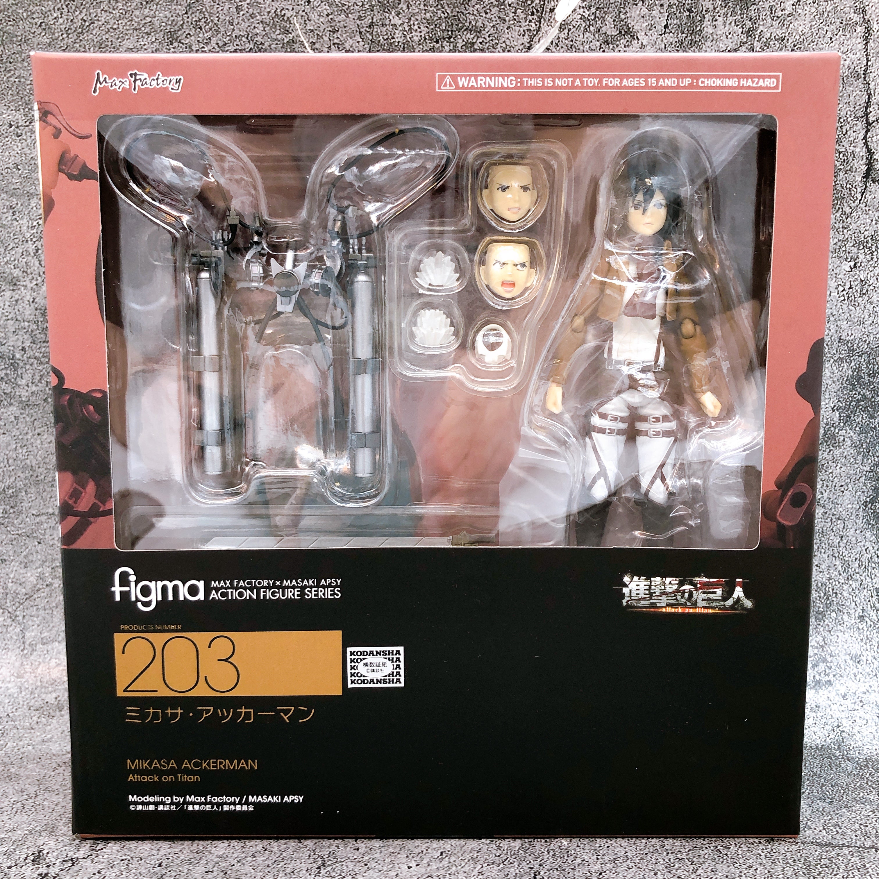 figma 進撃の巨人 ミカサ・アッカーマン 203 フィギュア レビュー
