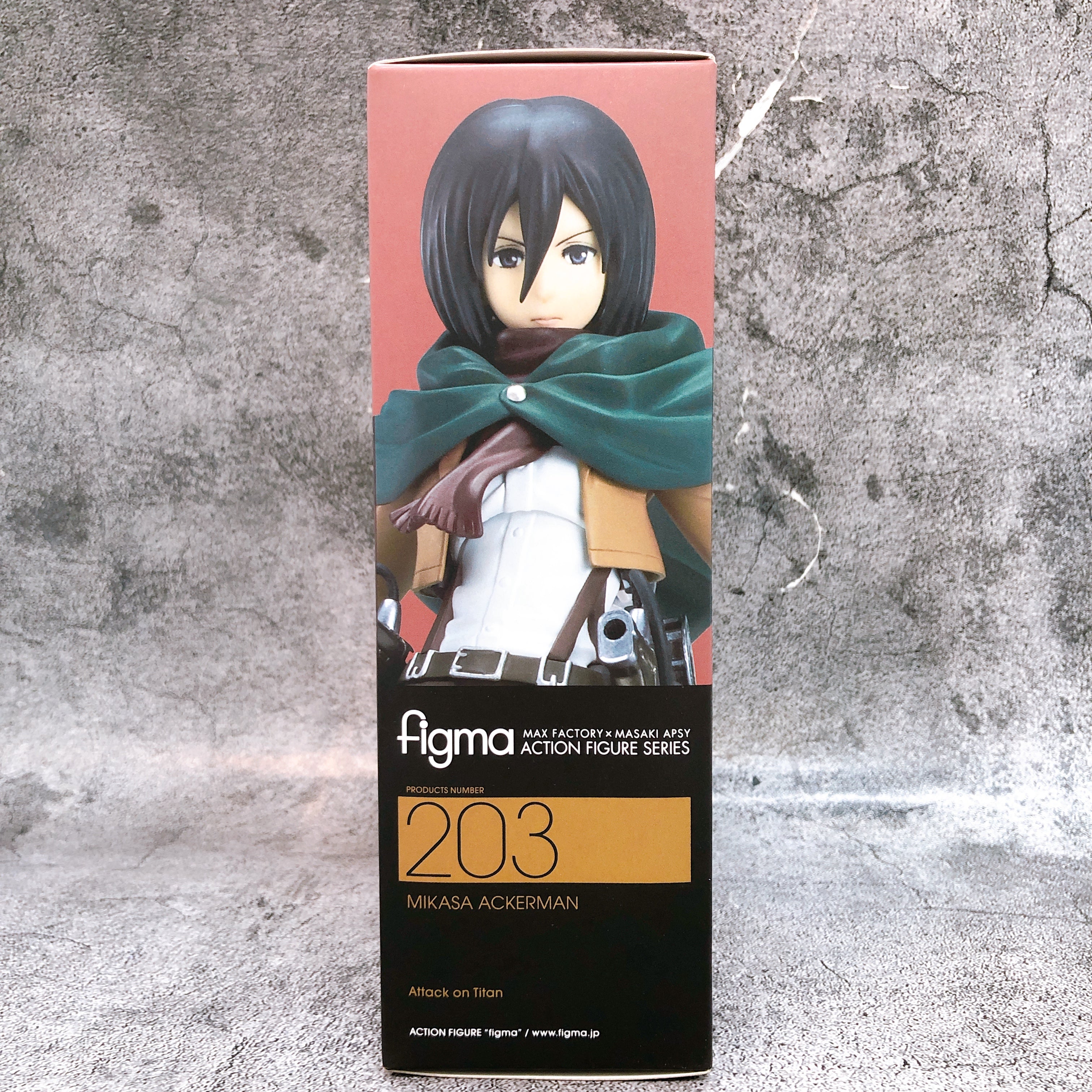 Attack on Titan Mikasa Ackerman figma 203 Action Figure Max Factory Japan 15+
