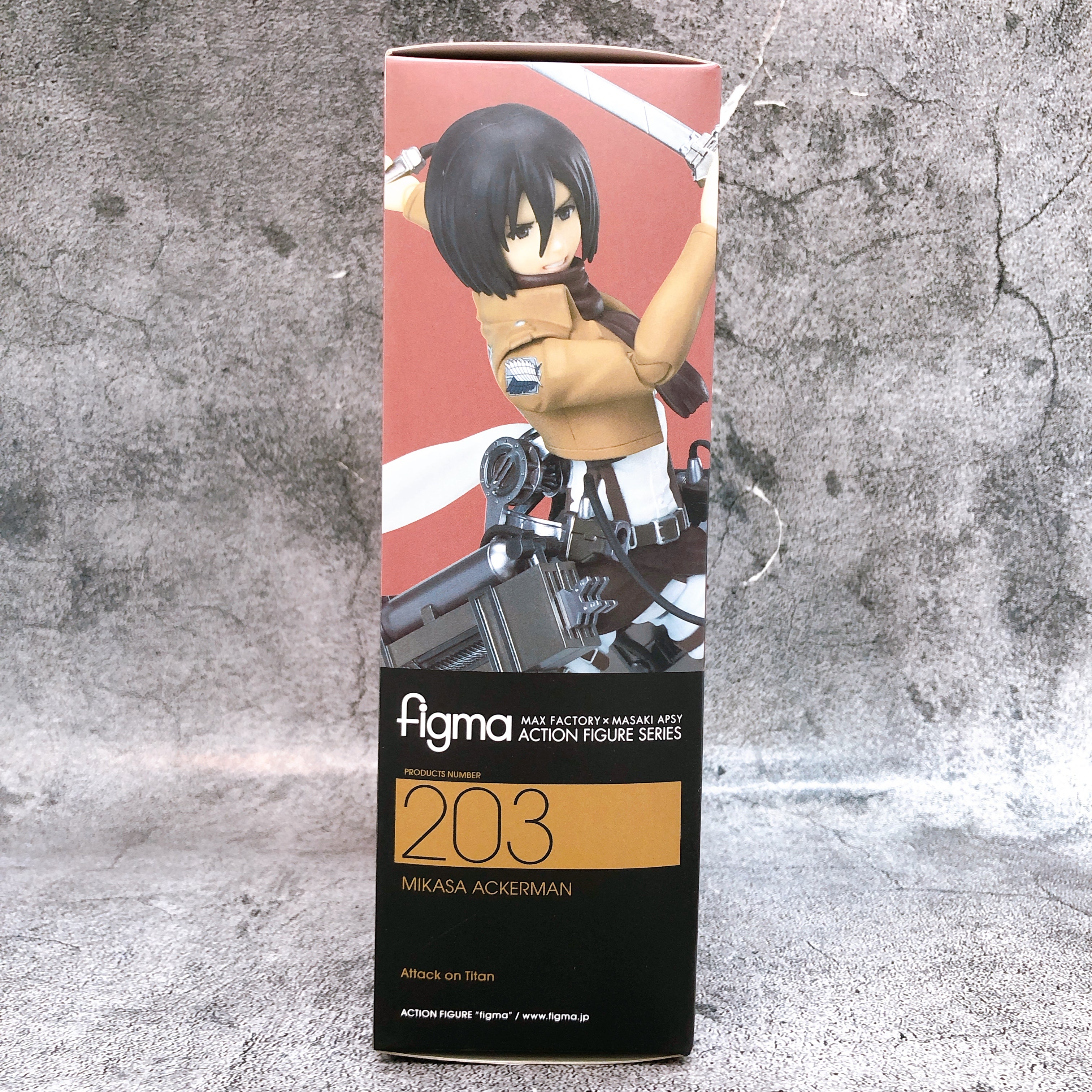 Attack on Titan Mikasa Ackerman figma 203 Action Figure Max Factory Japan 15+