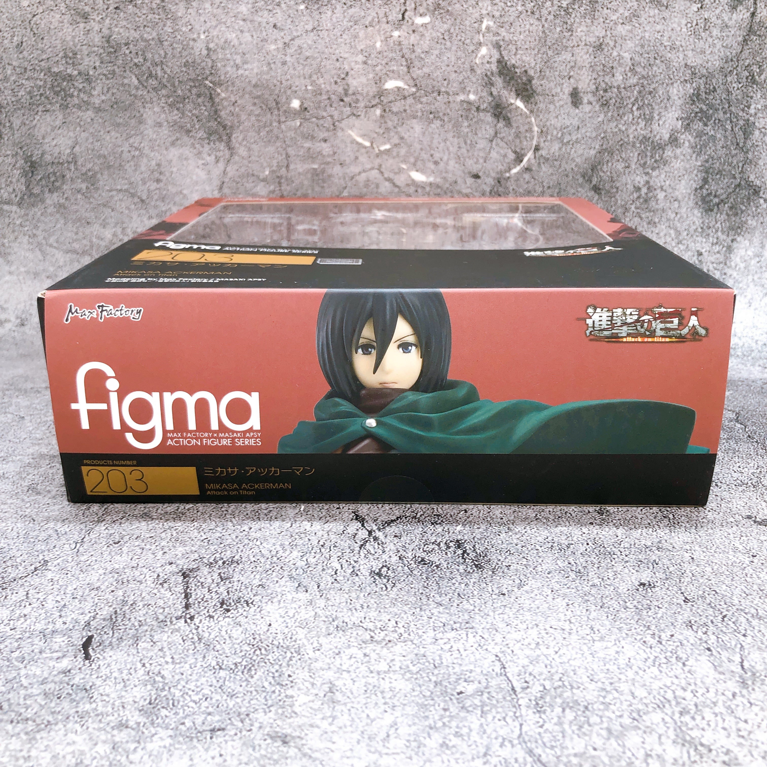 Attack on Titan Mikasa Ackerman figma 203 Action Figure Max Factory Japan 15+