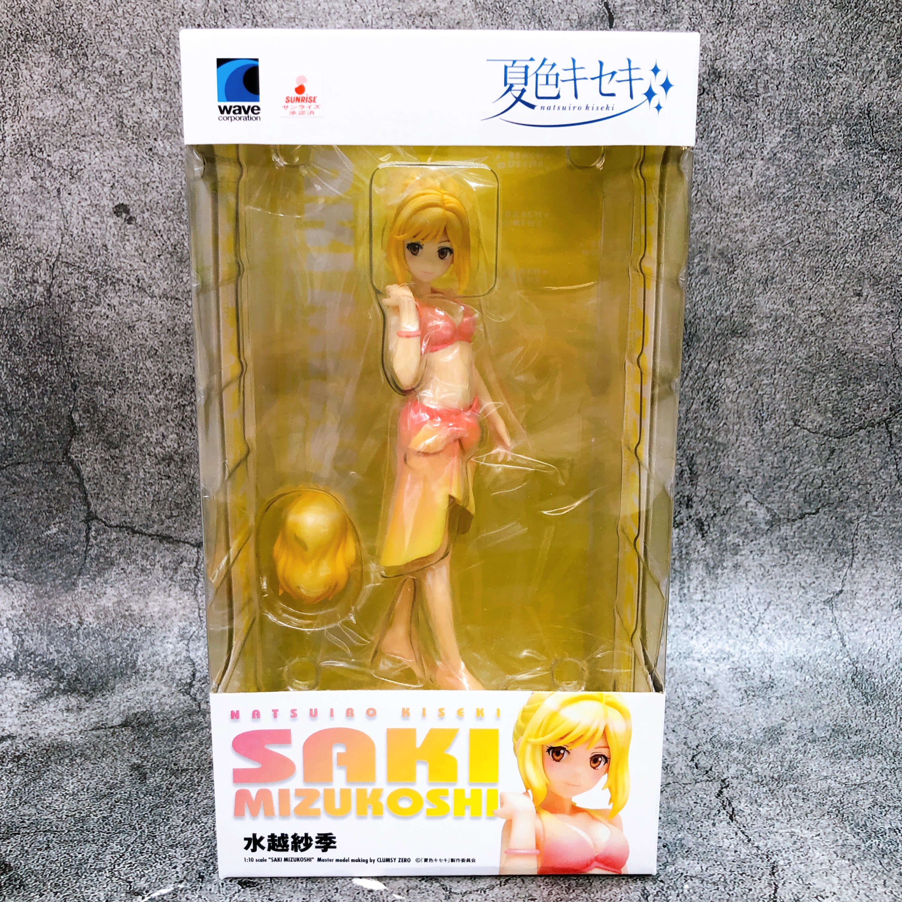 Beach Queens Natsuiro Kiseki Saki Mizukoshi 1/10 Scale PVC Figure Wave NEW