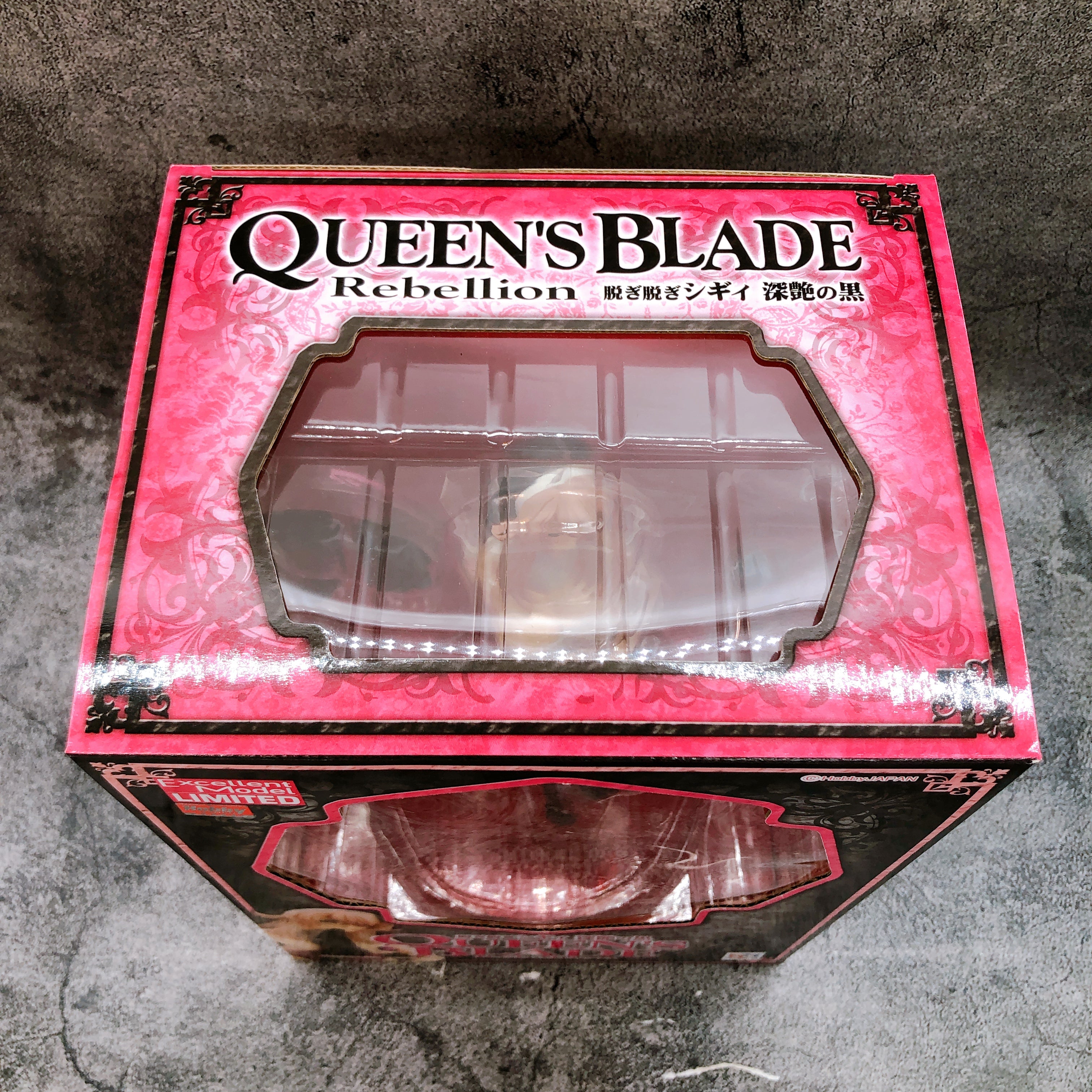 Queen's Blade Rebellion Sigui Black ver. Excellent Model Figure Megahouse Japan