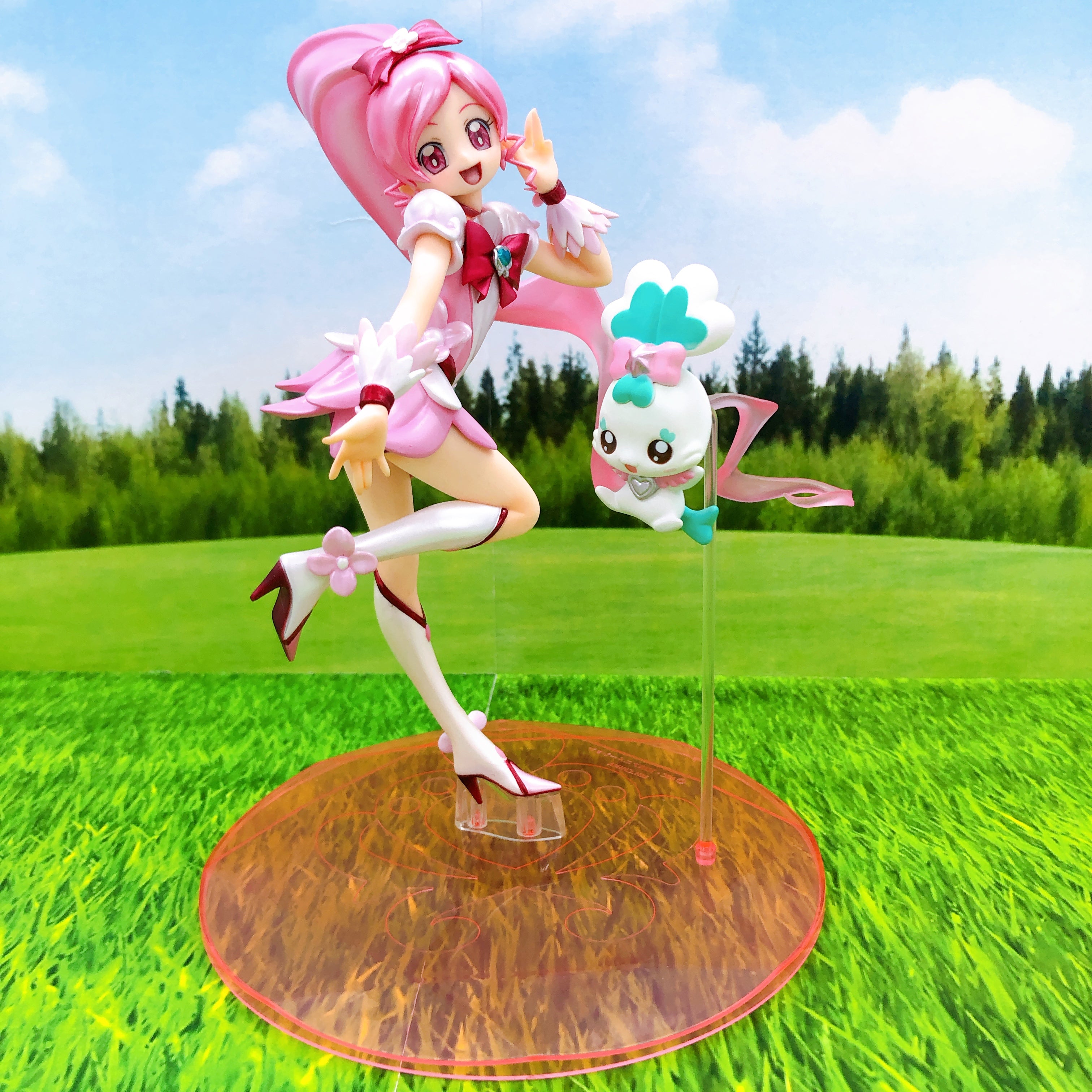 (NO BOX) HeartCatch PreCure! Cure Blossom Excellent Model Figure MegaHouse Japan