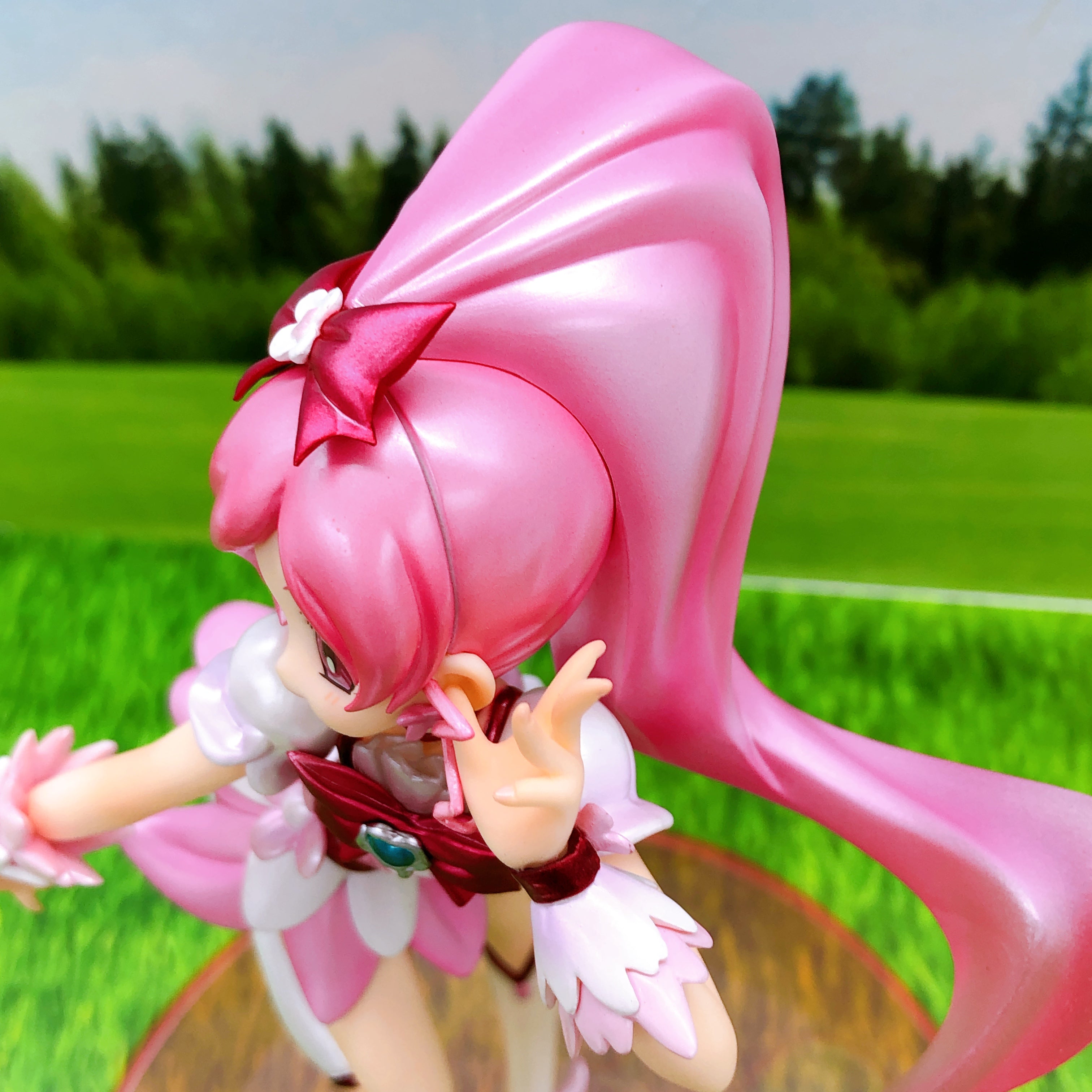 (NO BOX) HeartCatch PreCure! Cure Blossom Excellent Model Figure MegaHouse Japan