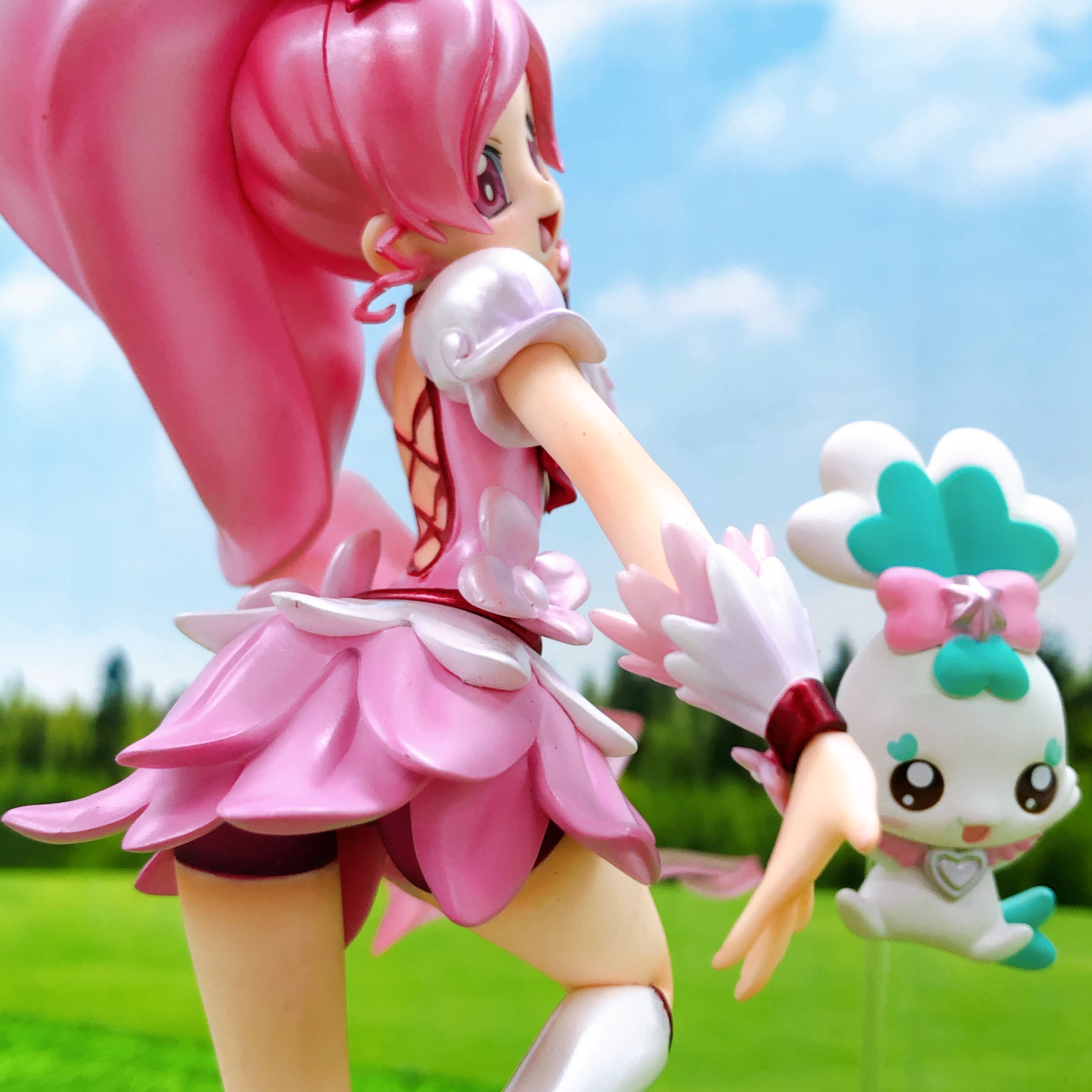 (NO BOX) HeartCatch PreCure! Cure Blossom Excellent Model Figure MegaHouse Japan