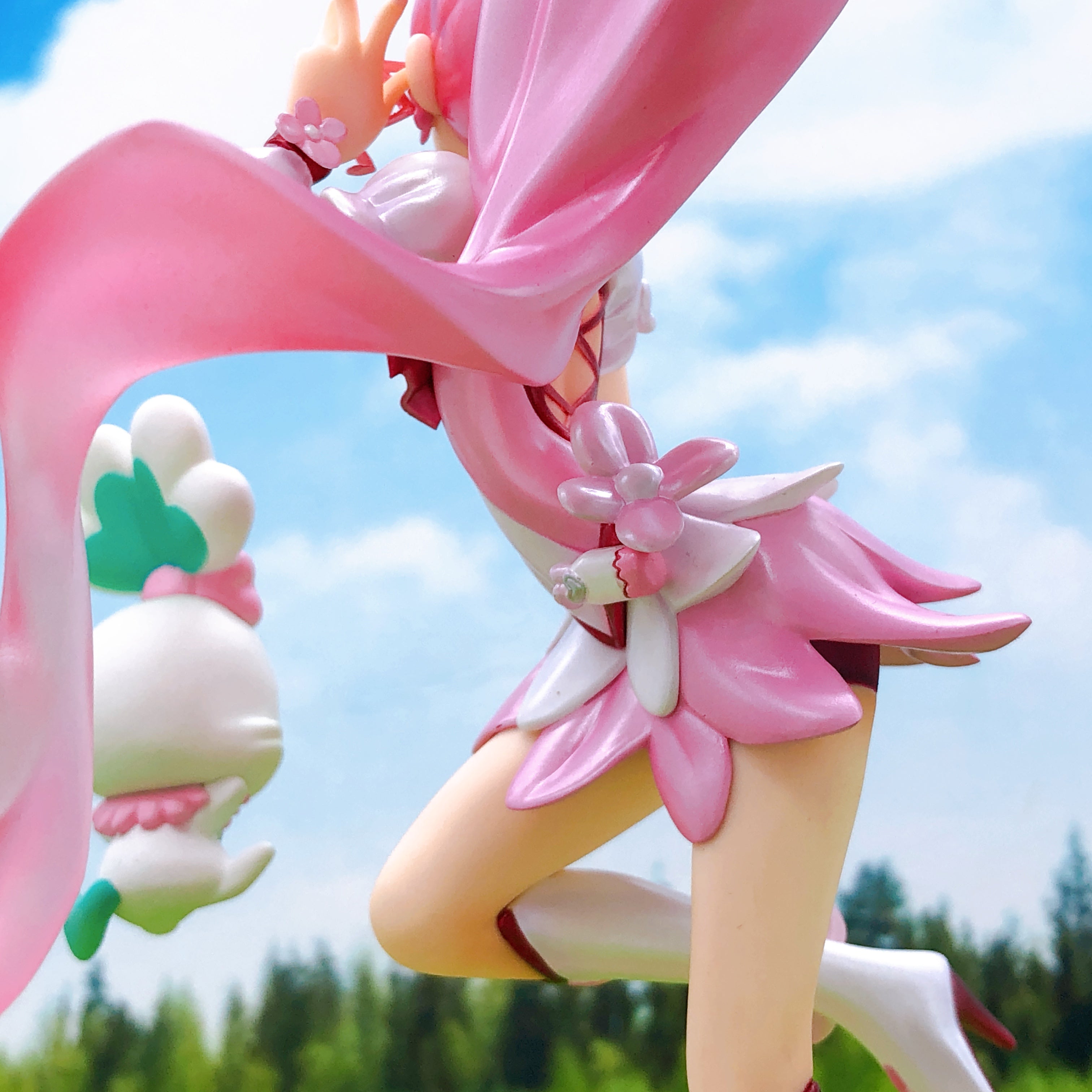 (NO BOX) HeartCatch PreCure! Cure Blossom Excellent Model Figure MegaHouse Japan