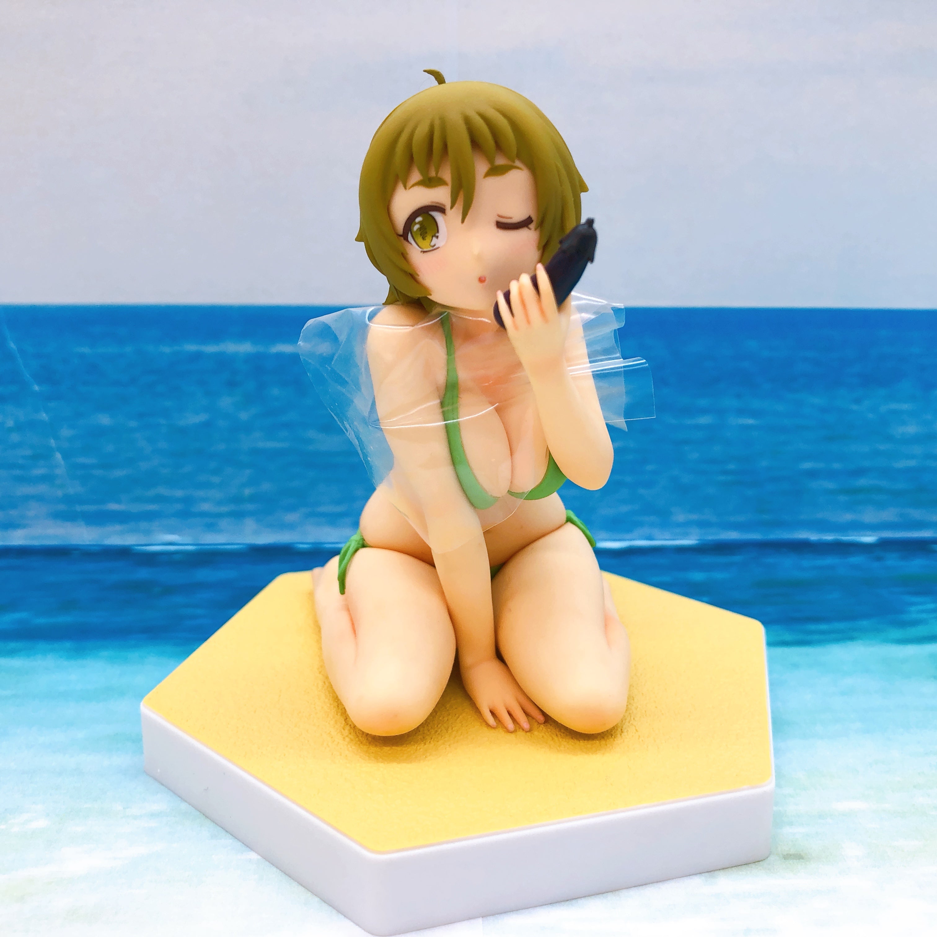 WAVE Beach Queens No-Rin Minori Nakazawa 1/10 Scale Figure 15+ Japan FASTSHIP