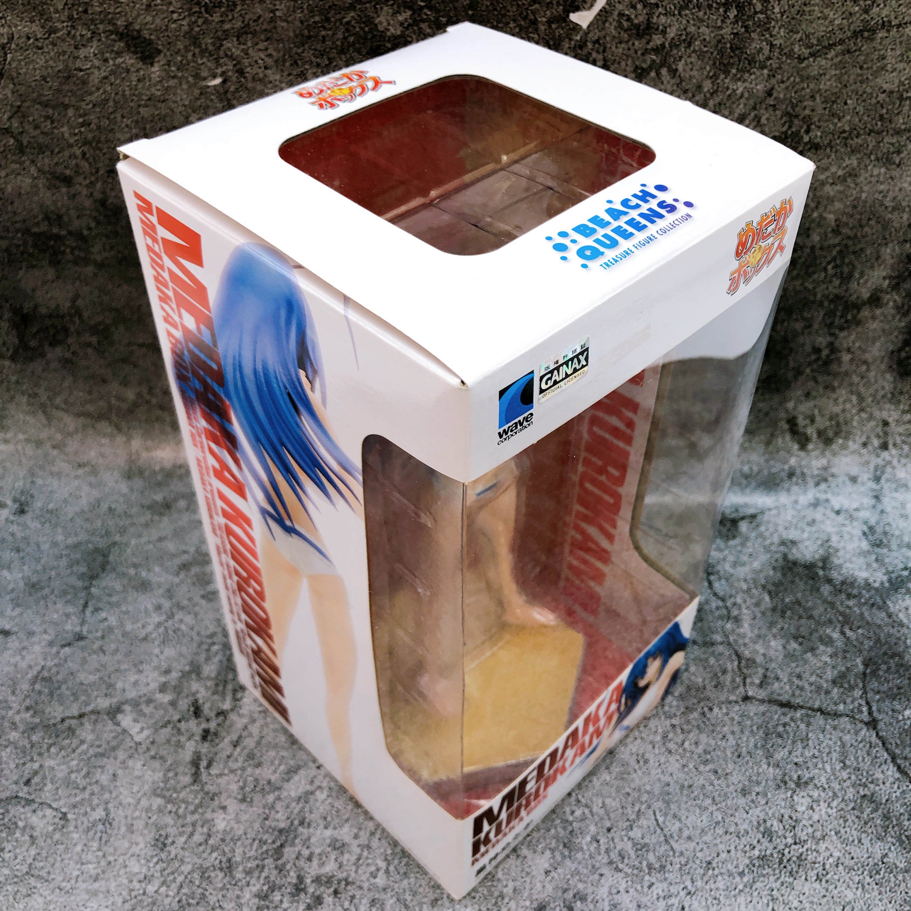 WAVE Beach Queens Medaka Kurokami Medaka Box 1/10 Scale PVC Figure 15+ Japan