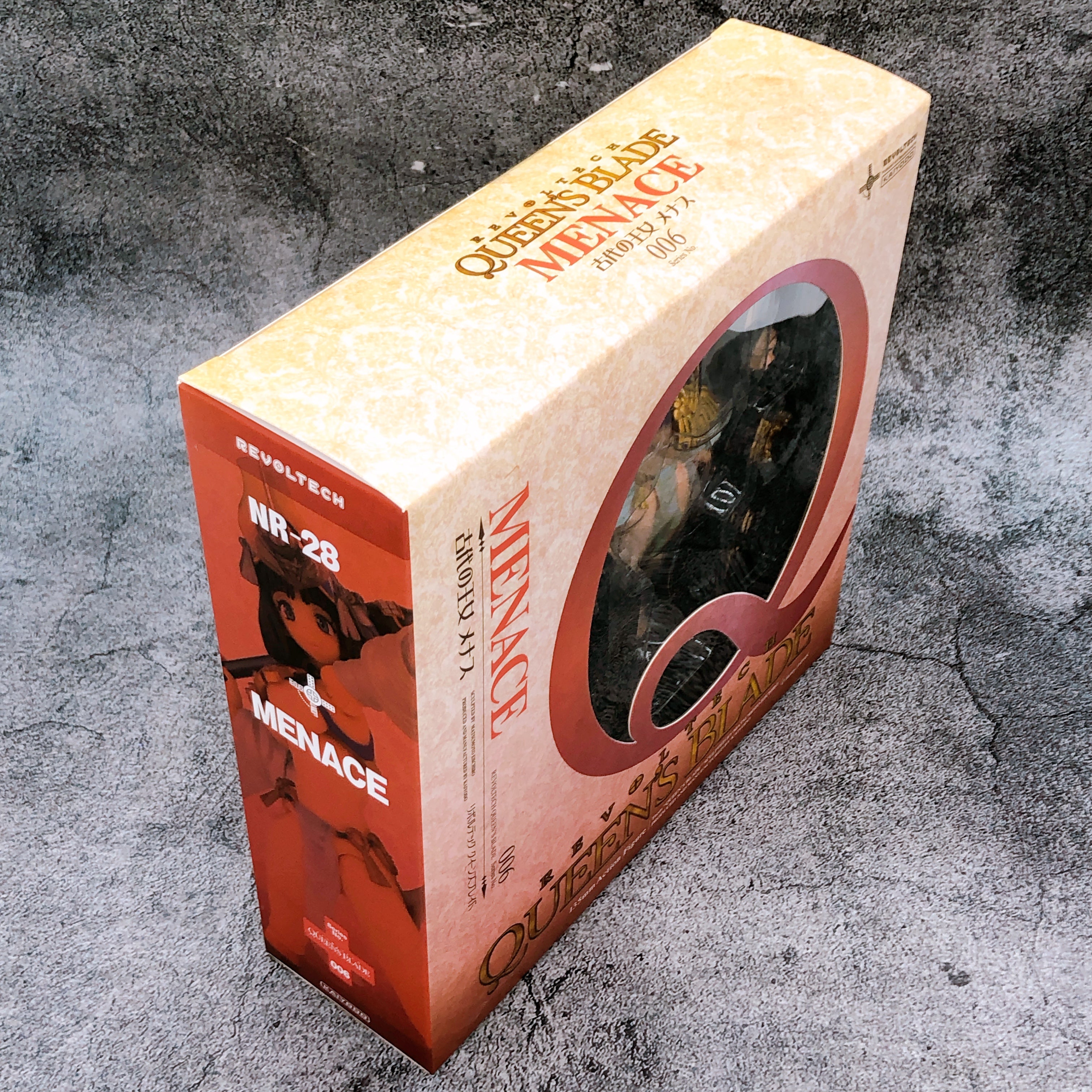 Queen's Blade Menace Revoltech Series No.006 NR-28 KAIYODO Action Figure NEW