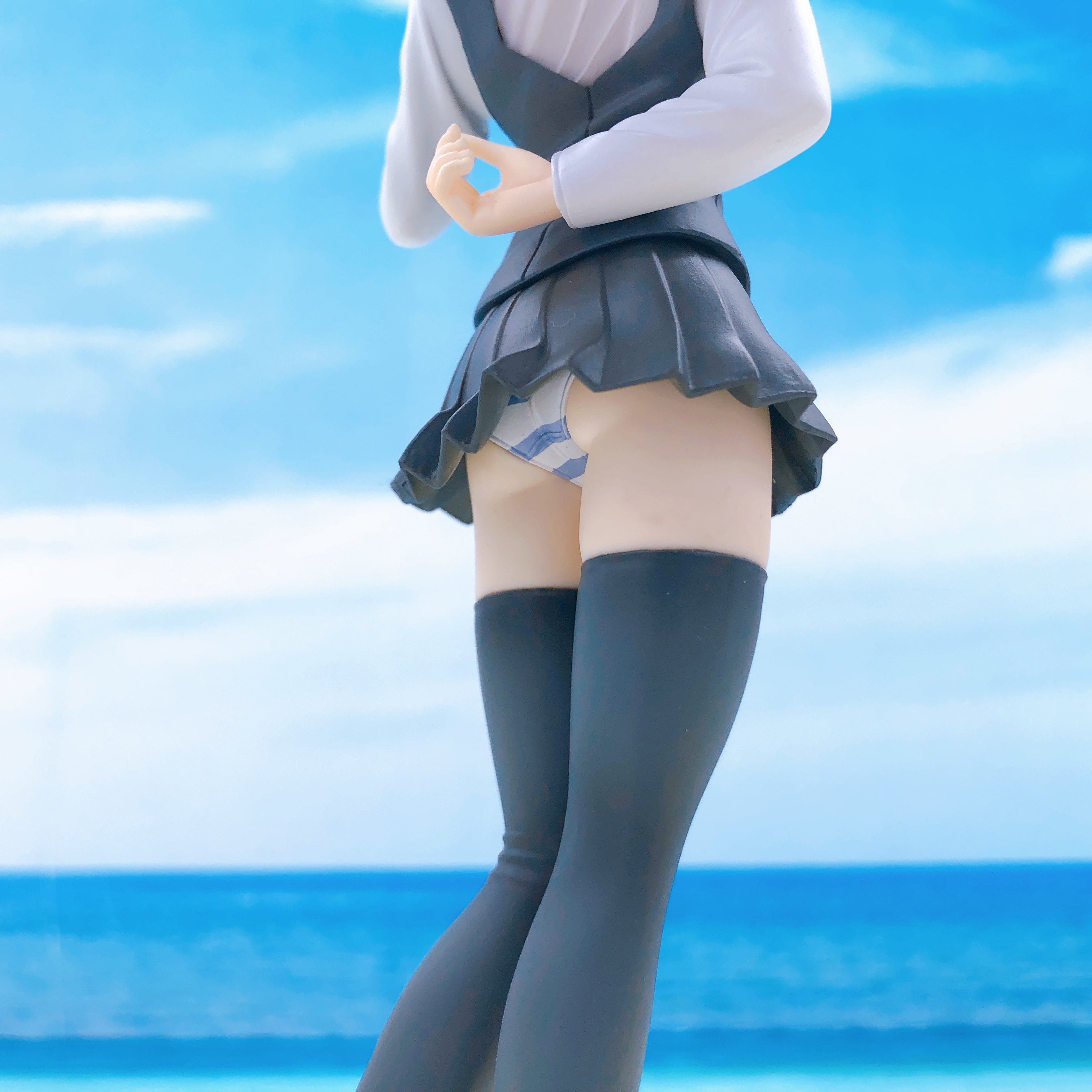 (NO BOX) School Days Sekai Saionji 1/8 Scale Figure Kotobukiya Japan AUTHENTIC
