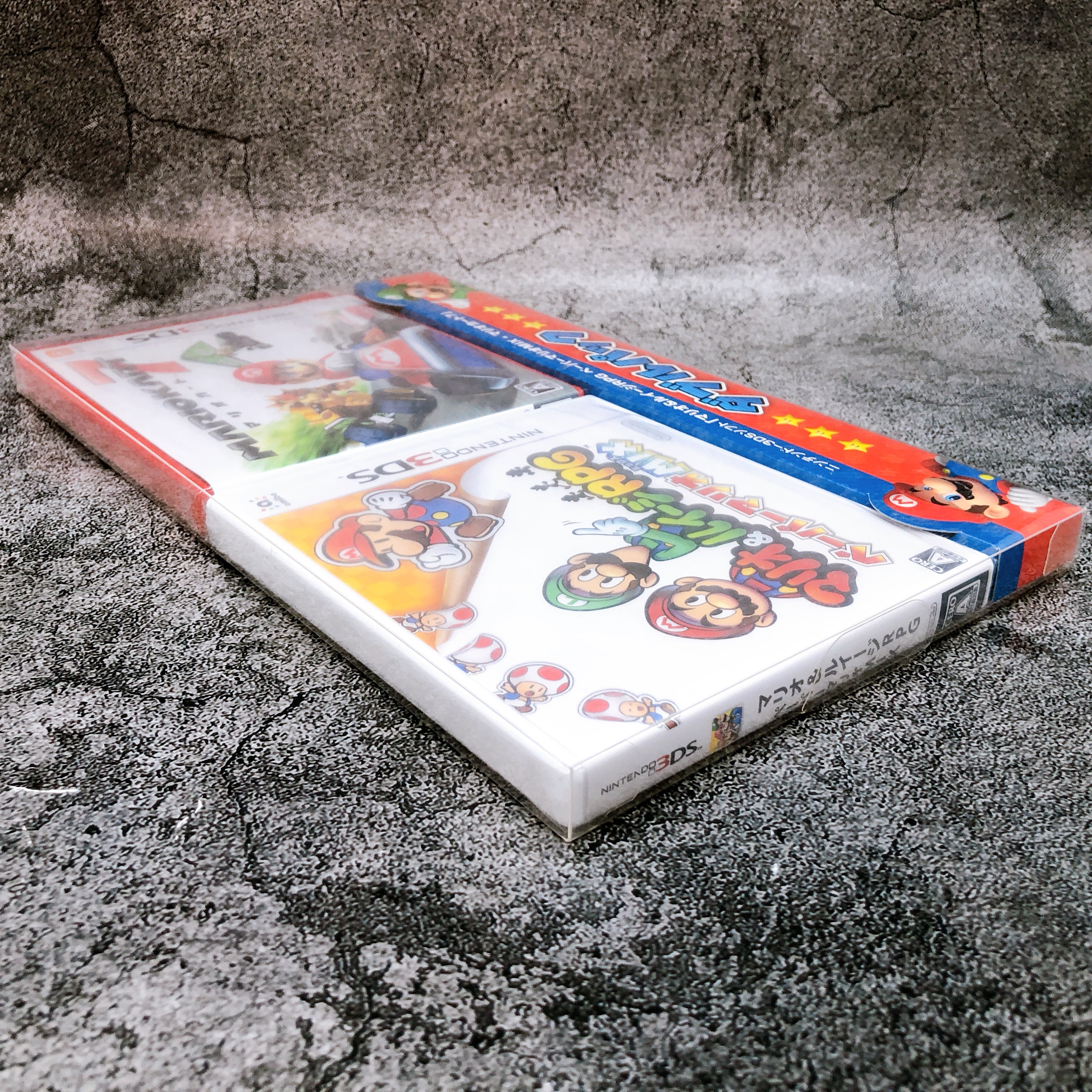 Nintendo 3DS Double Pack Mario & Luigi RPG Paper Mix & Kart 7 Game Sealed New