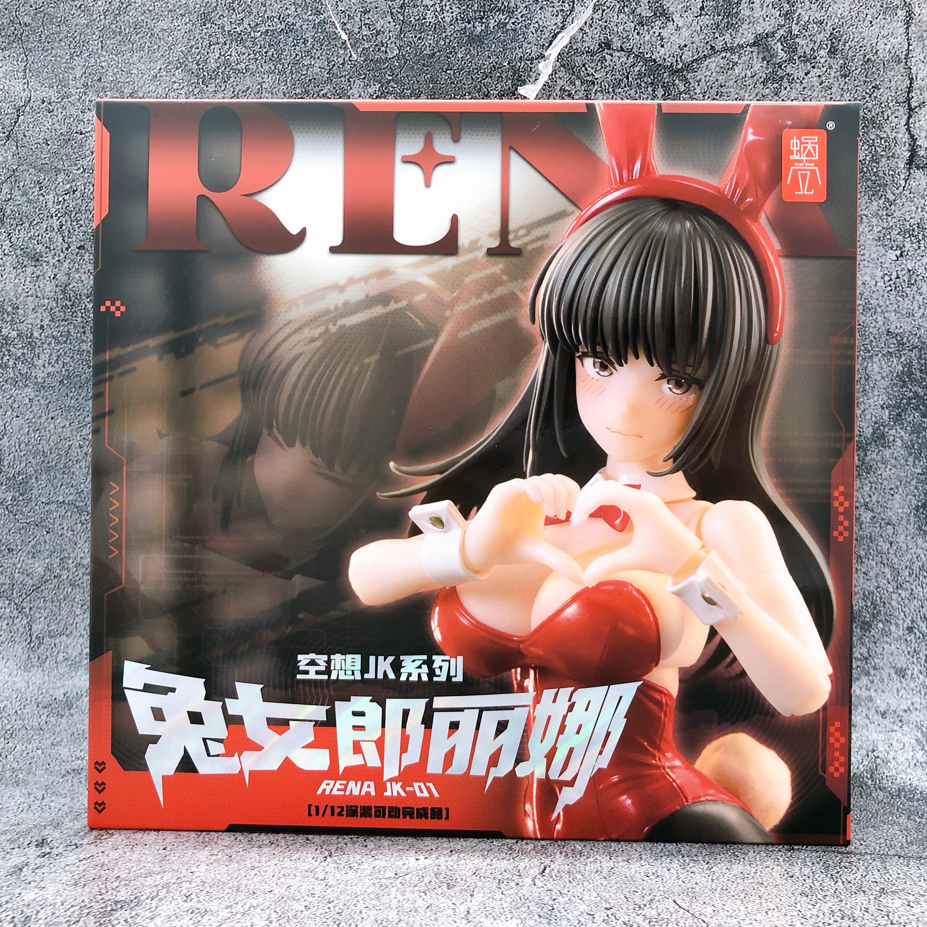 JK-01 Bunny Girl Rena 1/12 Scale Action Figure Snail Shell AUTHENTIC Sealed