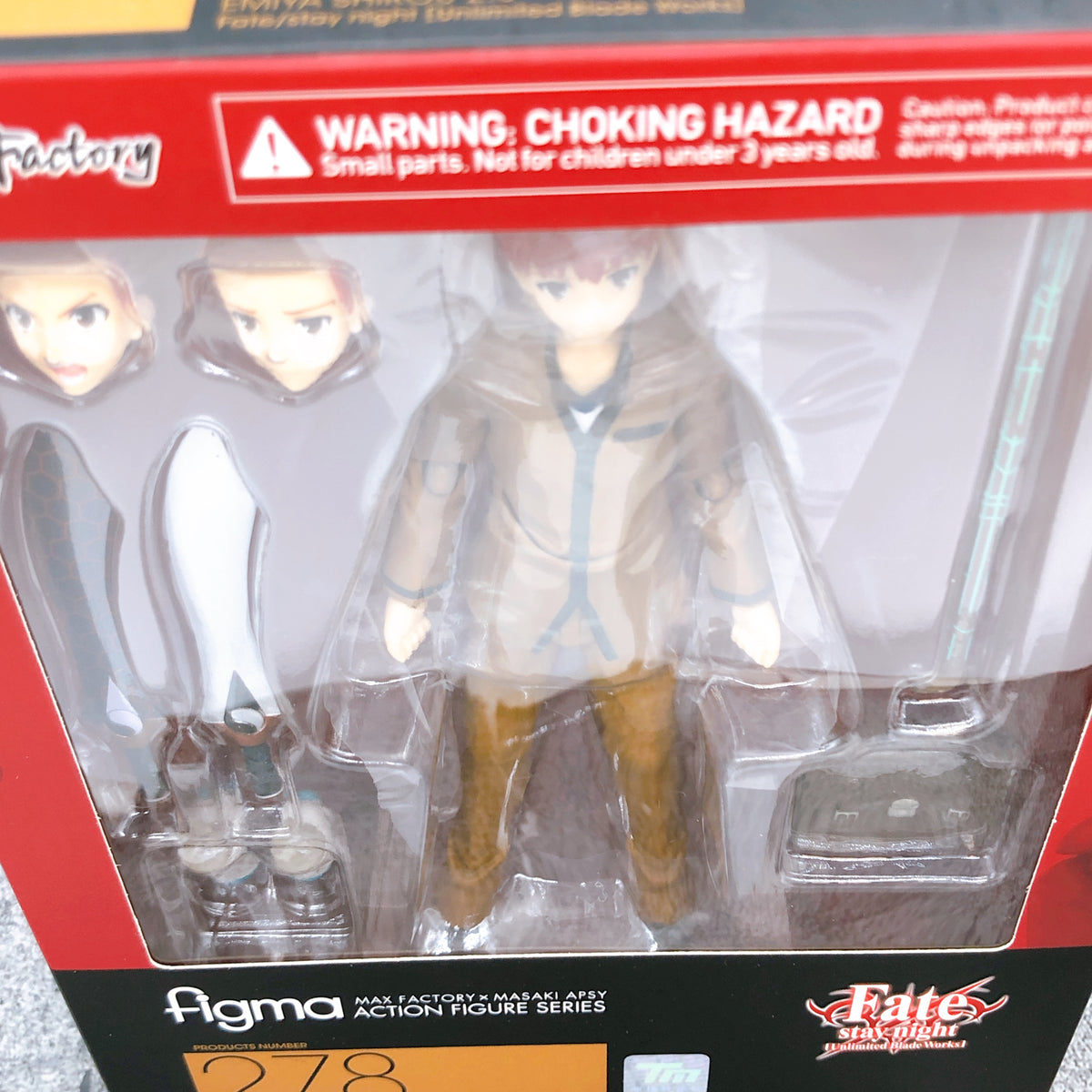 Fate/stay night UNLIMITED BLADE WORKS Shirou Emiya 2.0 figma 278 Action Figure