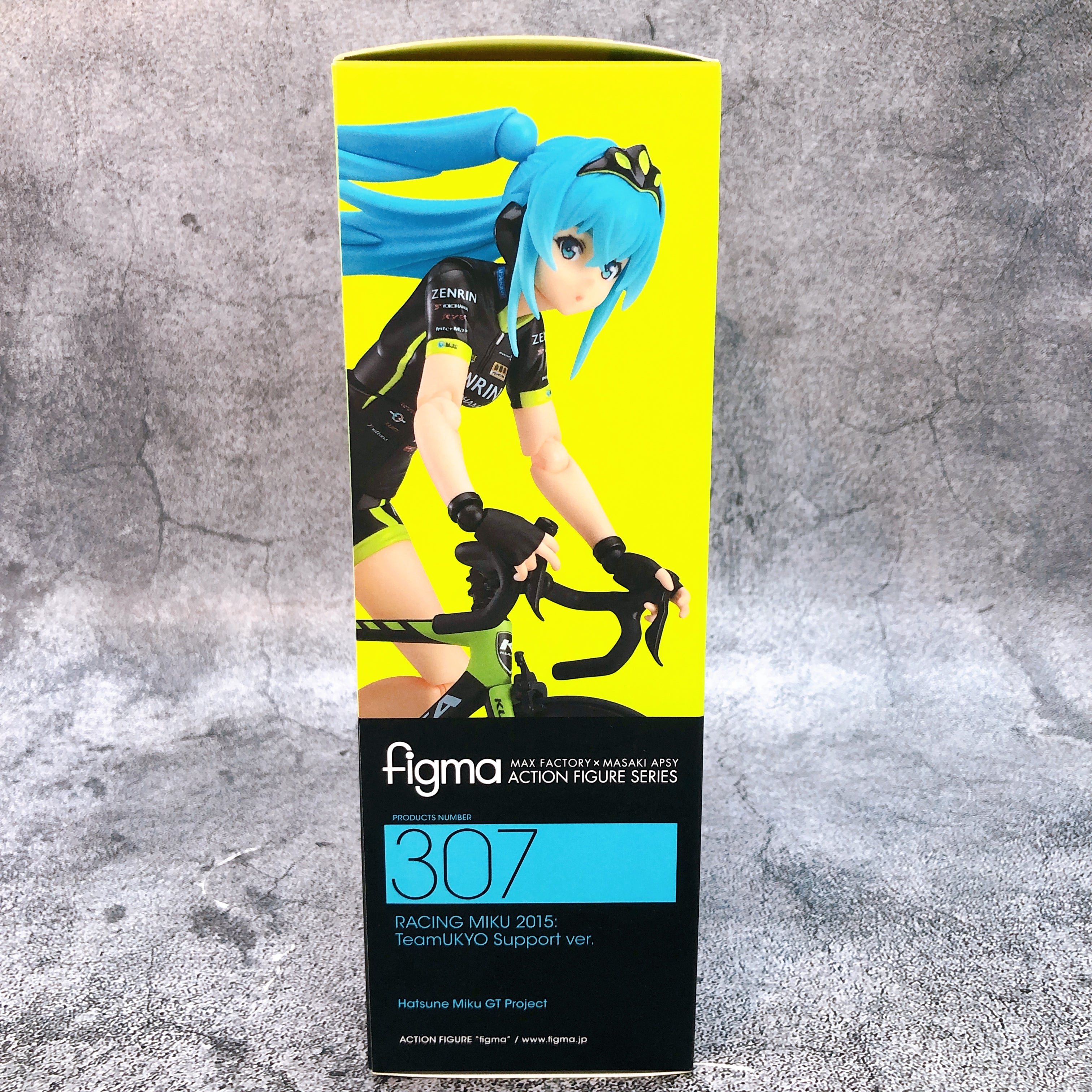 Hatsune Miku Racing 2015 Team Ukyo Support ver. Figma 307 Max Factory Japan New