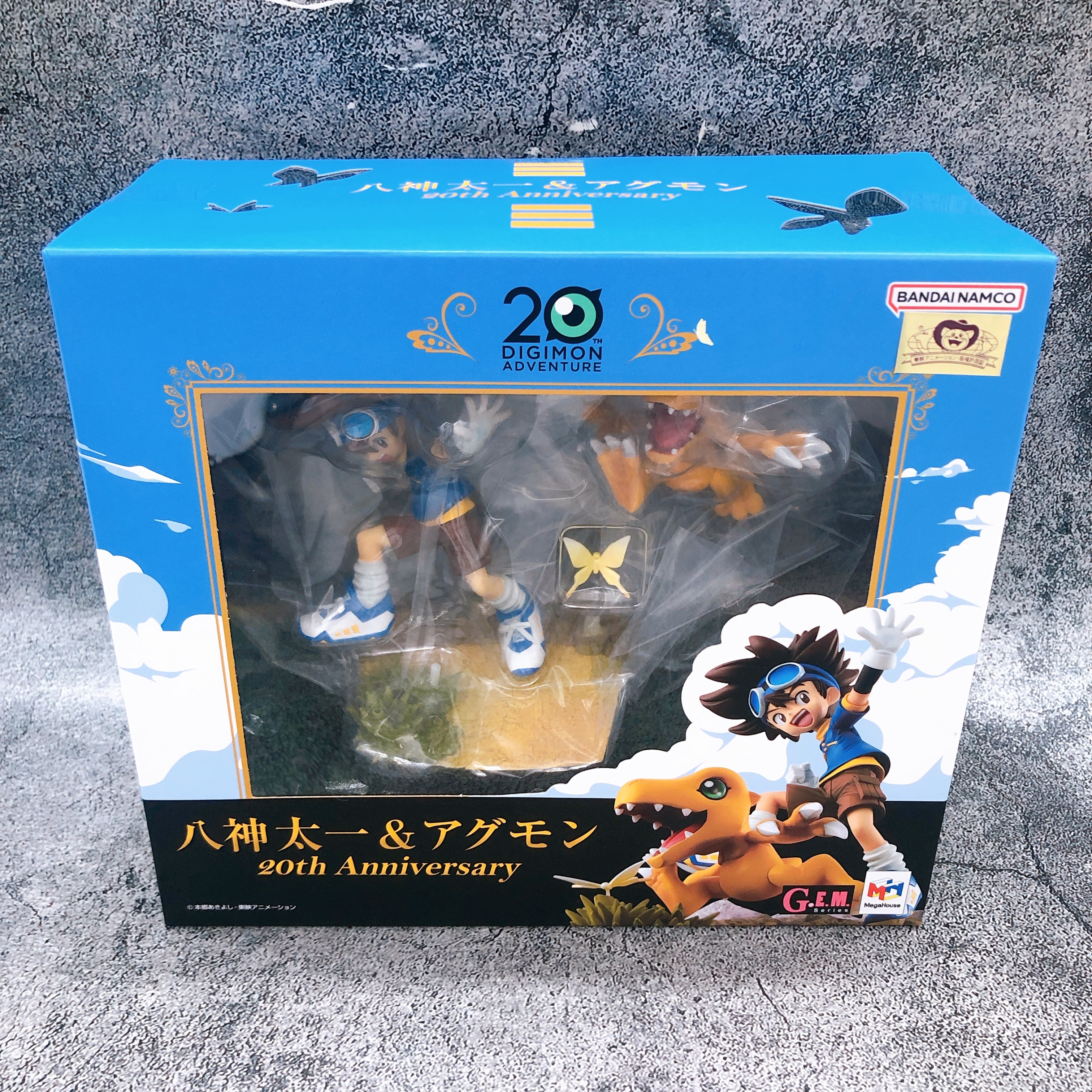 Digimon Adventure Taichi Yagami & Agumon 20th Anniversary G.E.M. Series Figure