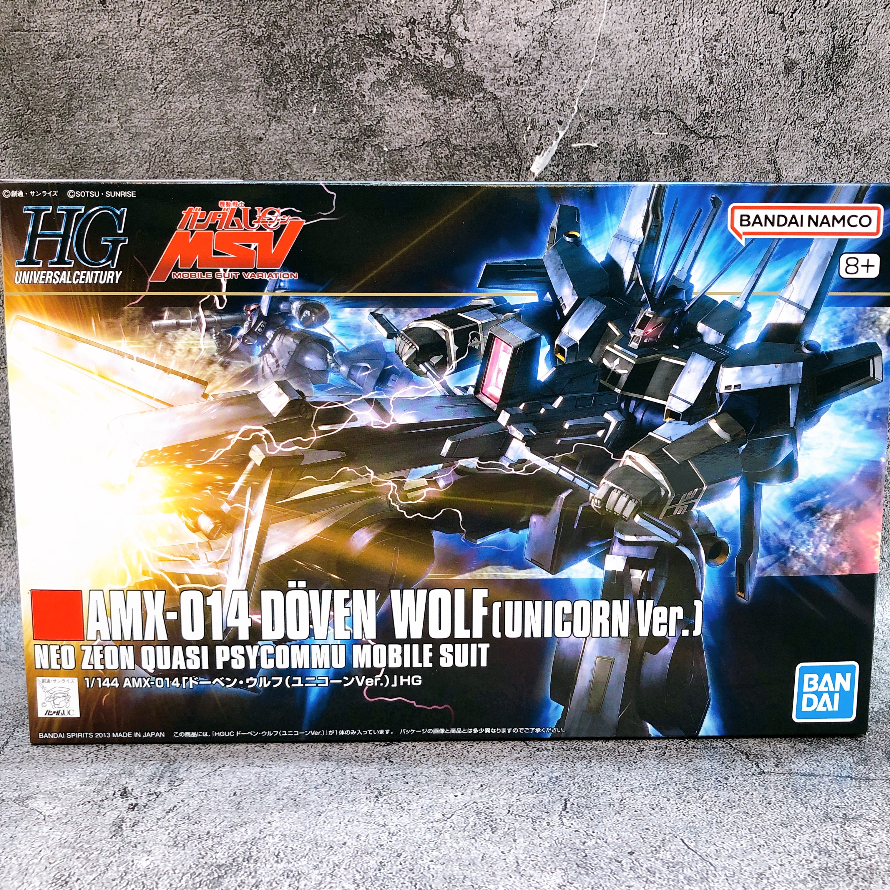 HGUC 1/144 Doven Wolf Unicorn Ver AMX-014 Model Kit Bandai Japan NEW F
