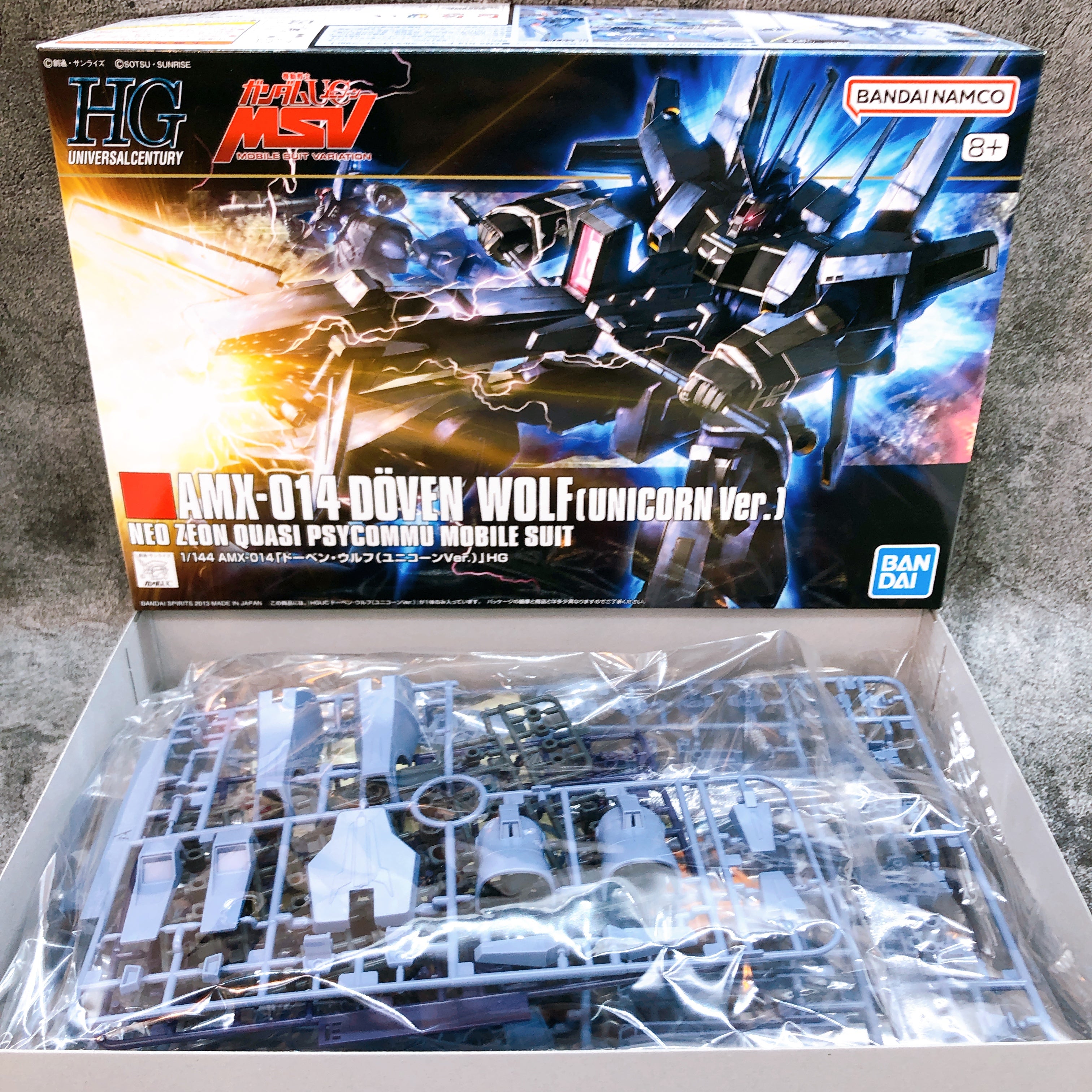 HGUC 1/144 Doven Wolf Unicorn Ver AMX-014 Model Kit Bandai Japan NEW FASTSHIP
