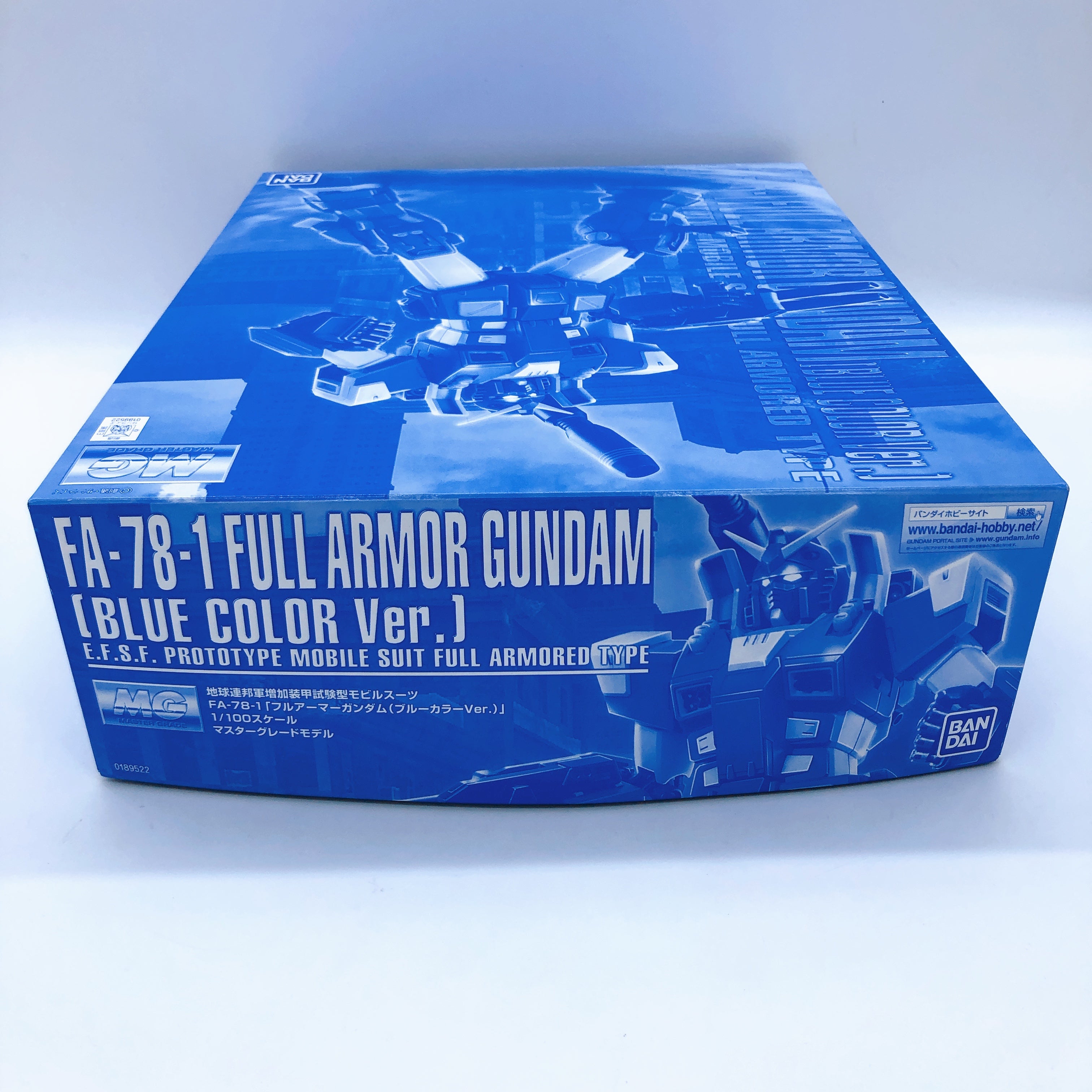 MG 1/100 Full Armor Gundam Blue Color Ver Model Kit Premium Bandai NEW FASTSHIP