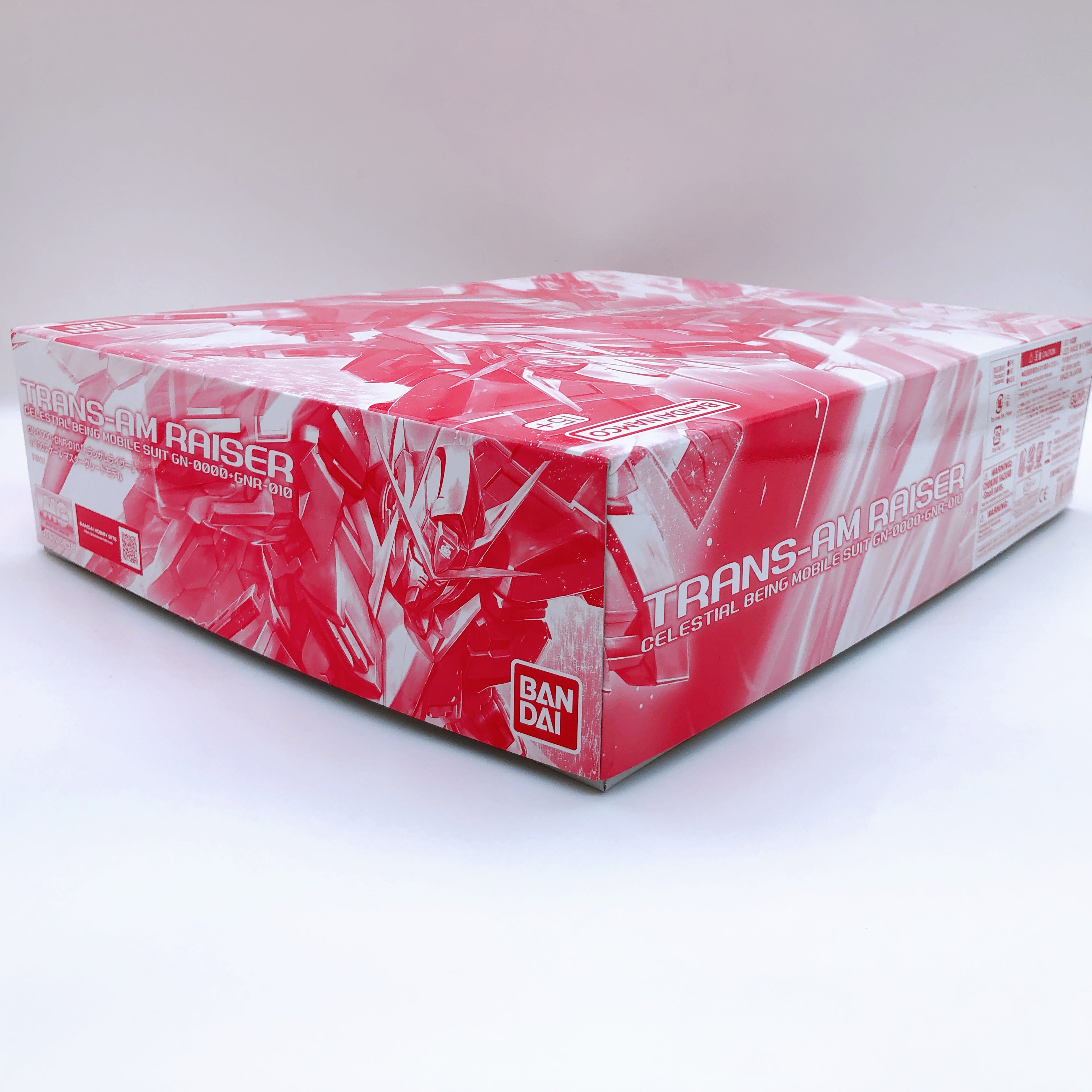 MG 1/100 TRANS-AM RAISER GN-0000+GNR-010 Gundam Model Kit 15+ Premium Bandai NEW
