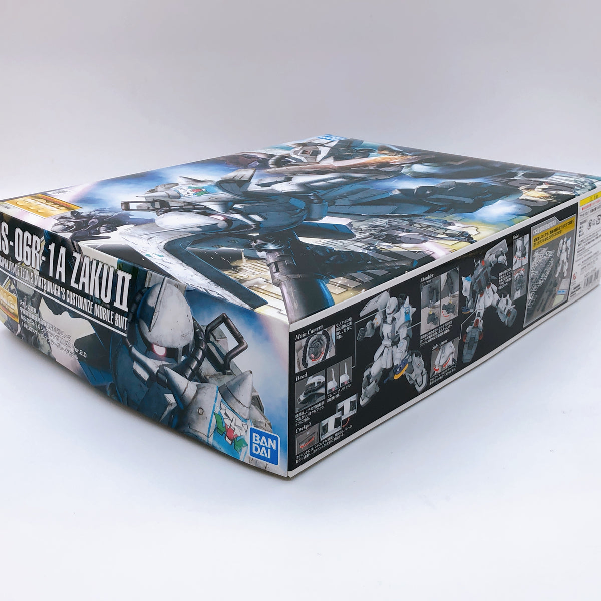 MG 1/100 Shin Matsunaga Zaku II Ver.2.0 MS-06R-1A Model Kit Bandai NEW FASTSHIP
