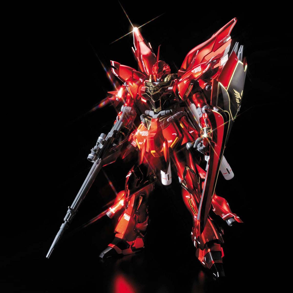 MG 1/100 Sinanju Ver.Ka Titanium Finish MSN-06S Rare Model Kit 15+ Bandai Japan