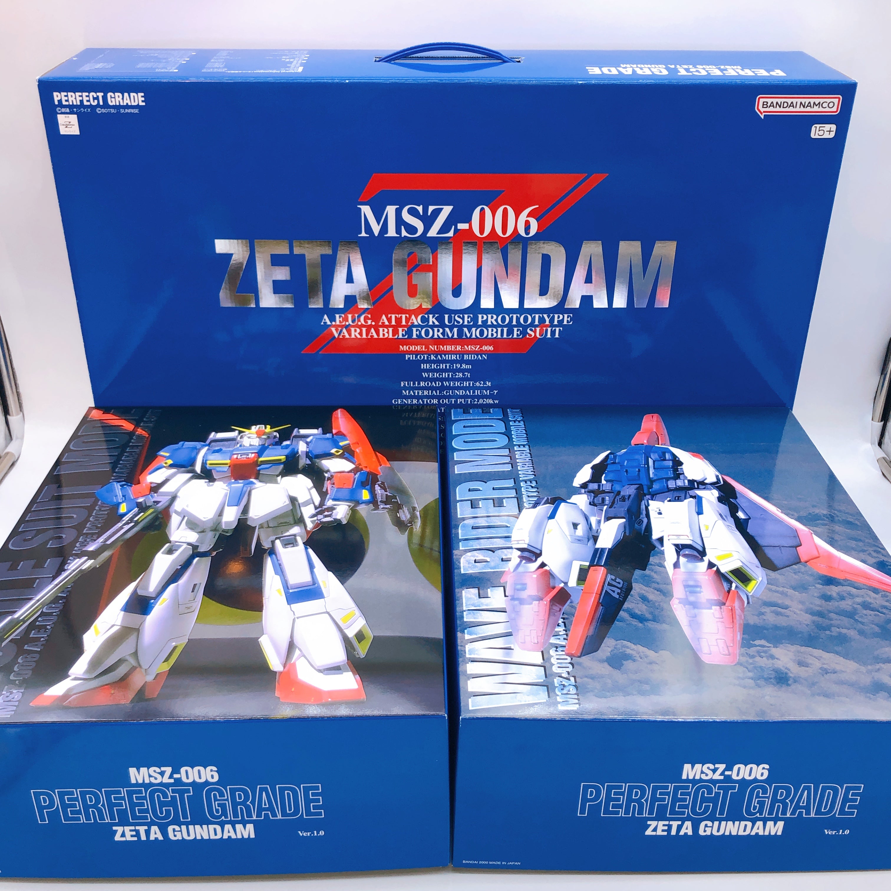 PG 1/60 Zeta Gundam MSZ-006 Gunpla Plastic Model Kit Bandai Japan NEW FASTSHIP