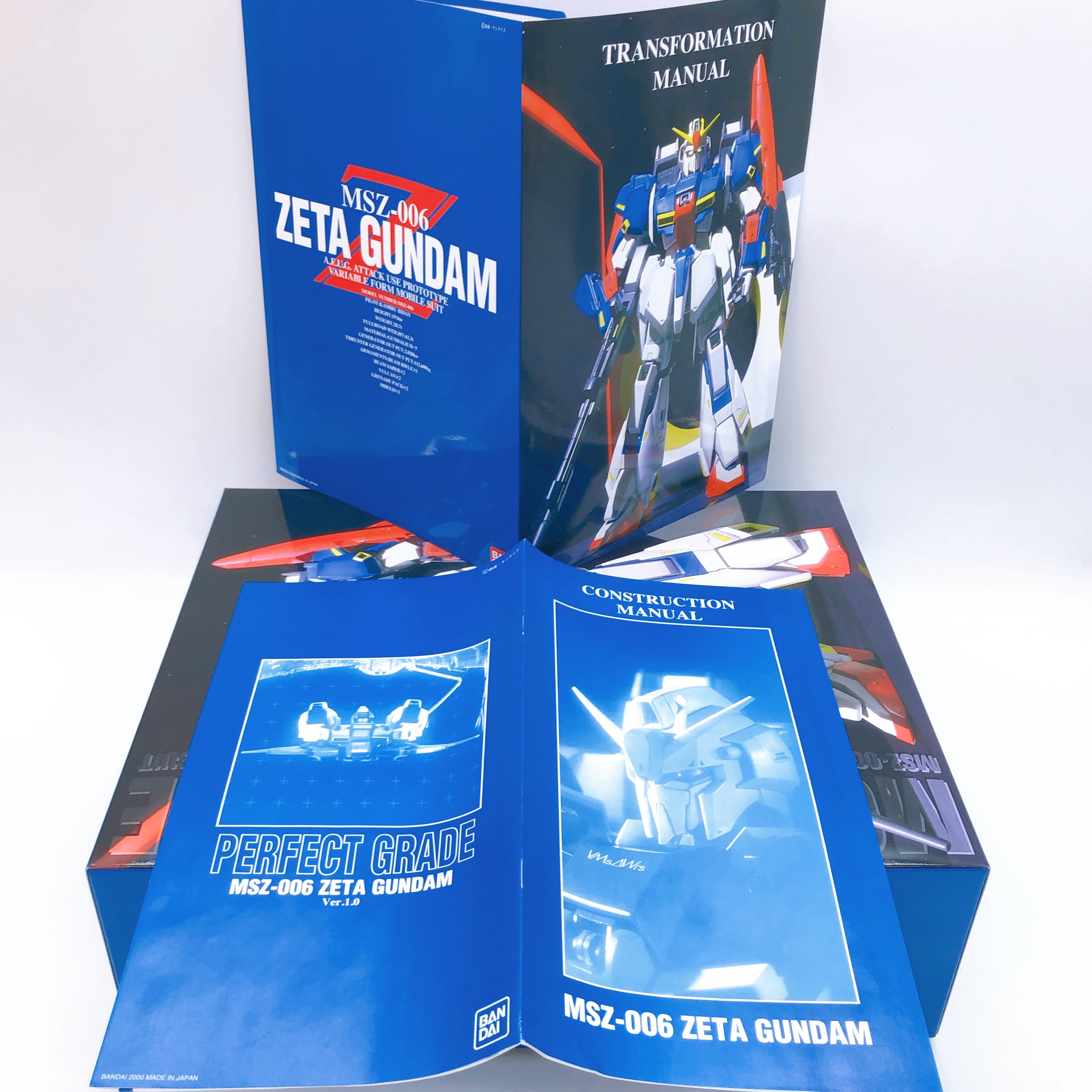 PG 1/60 Zeta Gundam MSZ-006 Gunpla Plastic Model Kit Bandai Japan NEW FASTSHIP