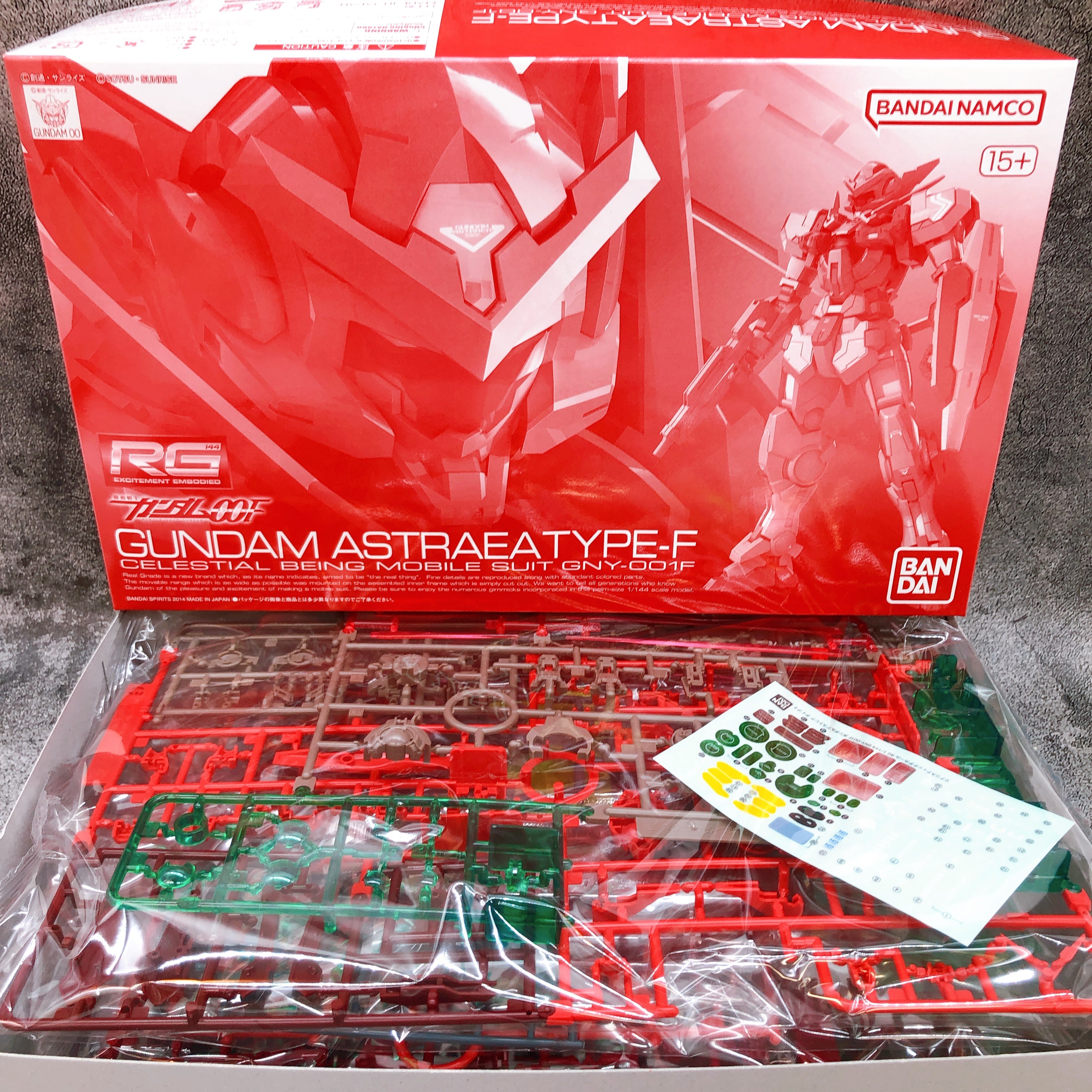 RG 1/144 Gundam Astraea Type-F Gundam 00F Model Kit Premium Bandai NEW FASTSHIP