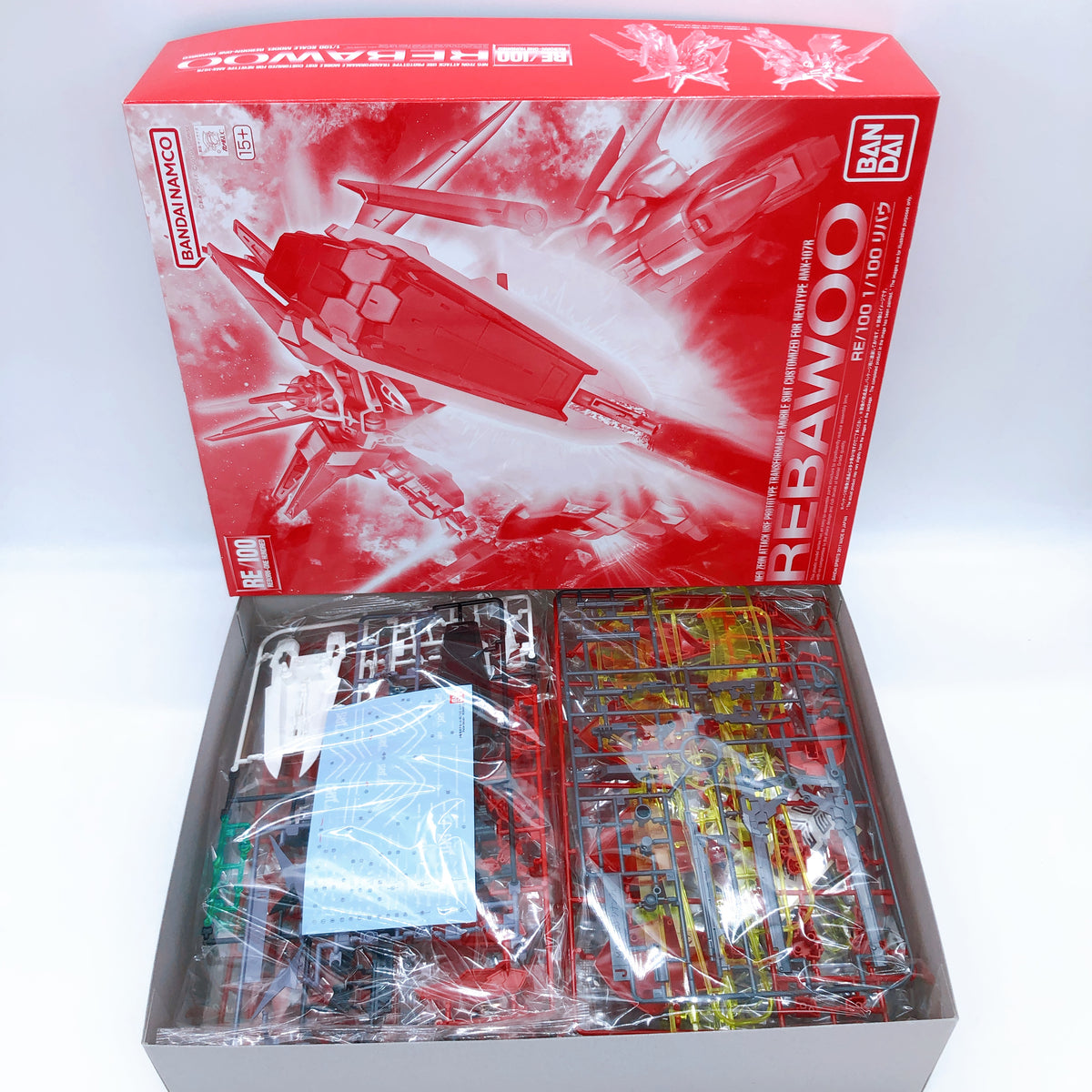 RE/100 1/100 Rebawoo AMX-107R Gunpla Model Kit Premium Bandai Japan NEW FASTSHIP