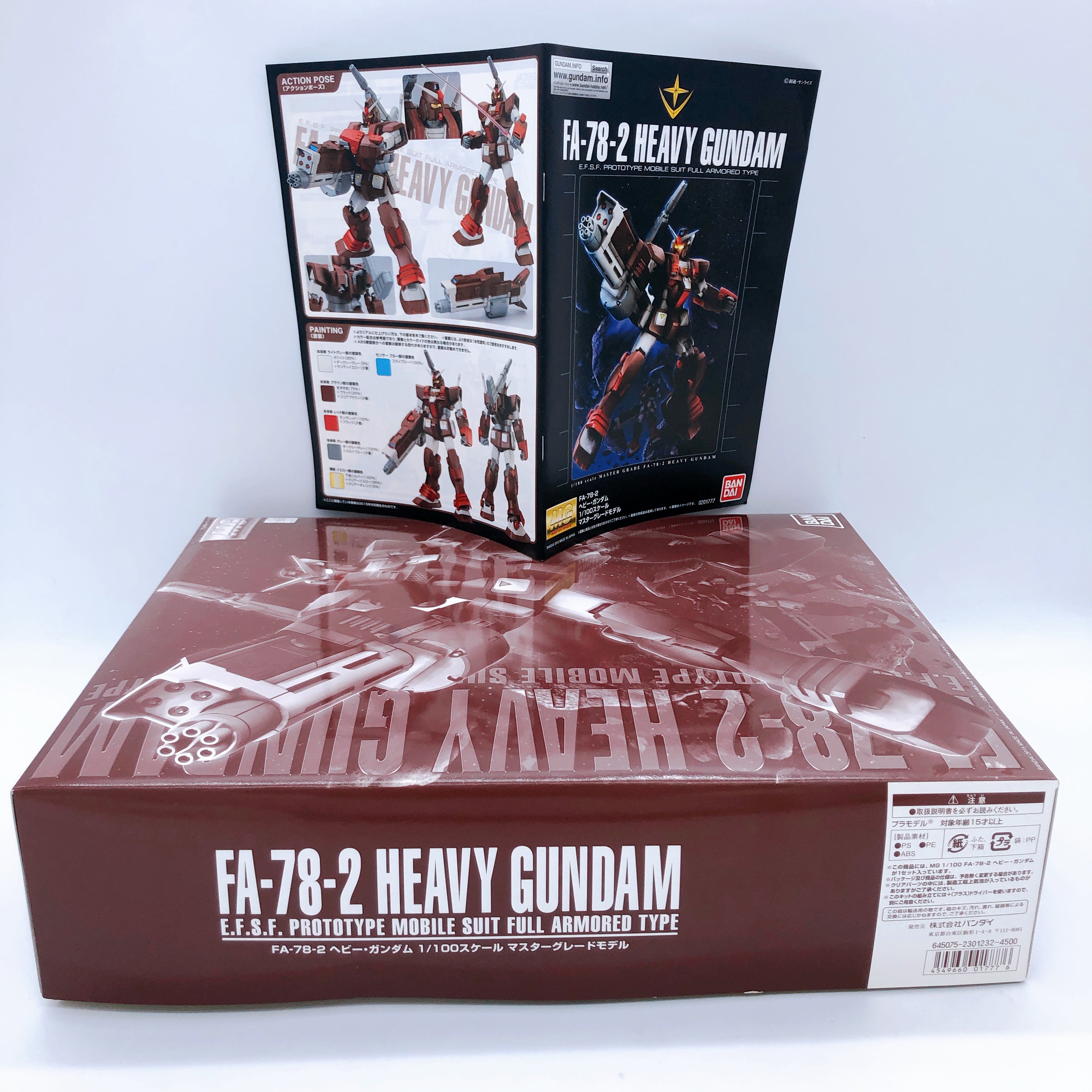 MG 1/100 Heavy Gundam FA-78-2 Gunpla Model Kit Premium Bandai Japan NEW FASTSHIP