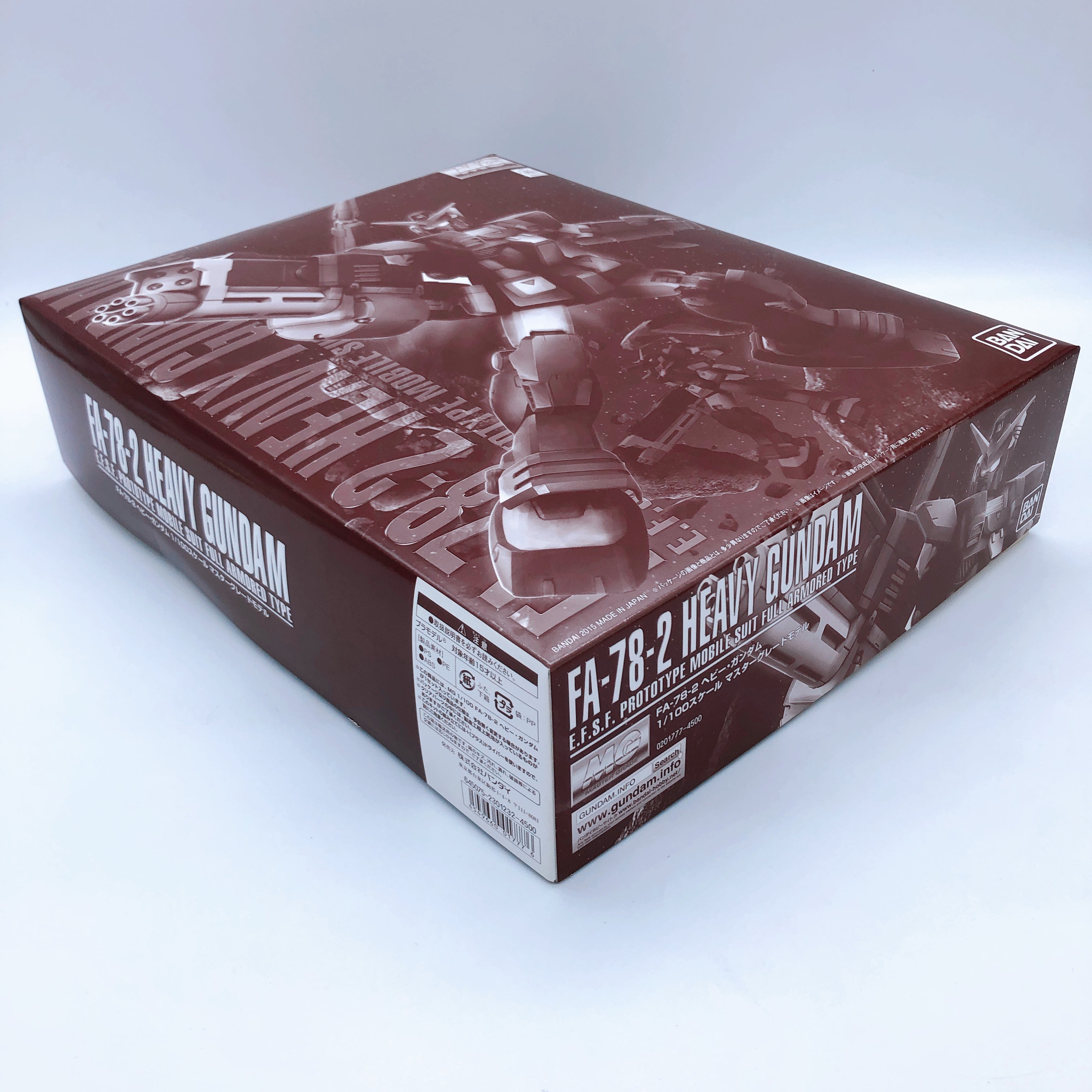 MG 1/100 Heavy Gundam FA-78-2 Gunpla Model Kit Premium Bandai Japan NEW FASTSHIP