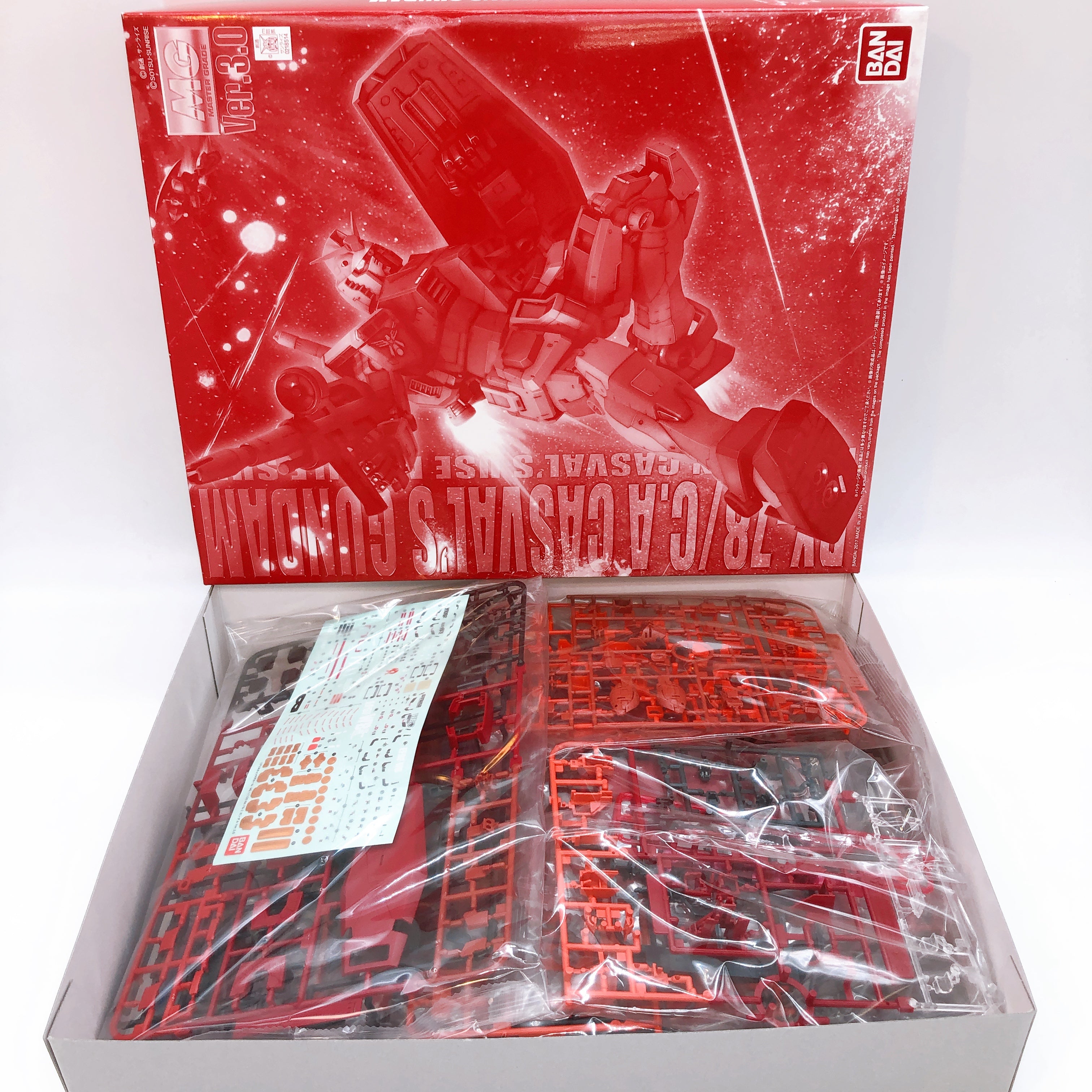 MG 1/100 RX-78/C.A Casval's Gundam Ver. 3.0 Model Kit Premium Bandai Japan NEW