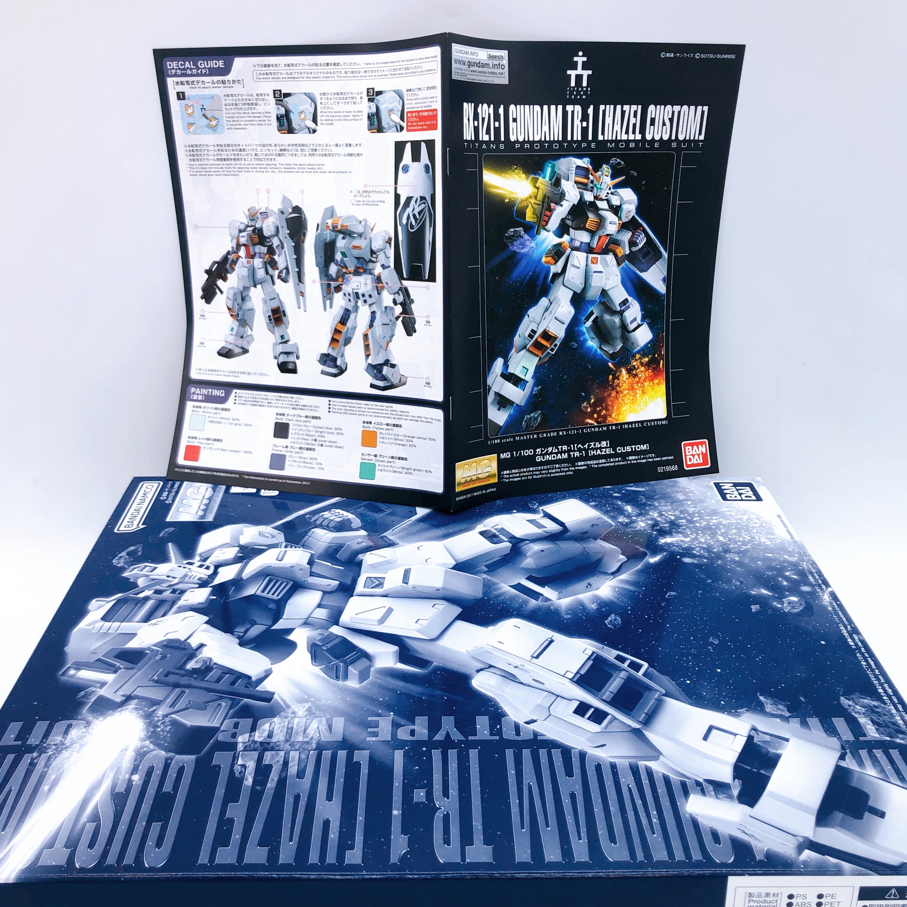 MG 1/100 Gundam TR-1 Hazel Custom RX-121-1 Model Kit Premium Bandai NEW FASTSHIP