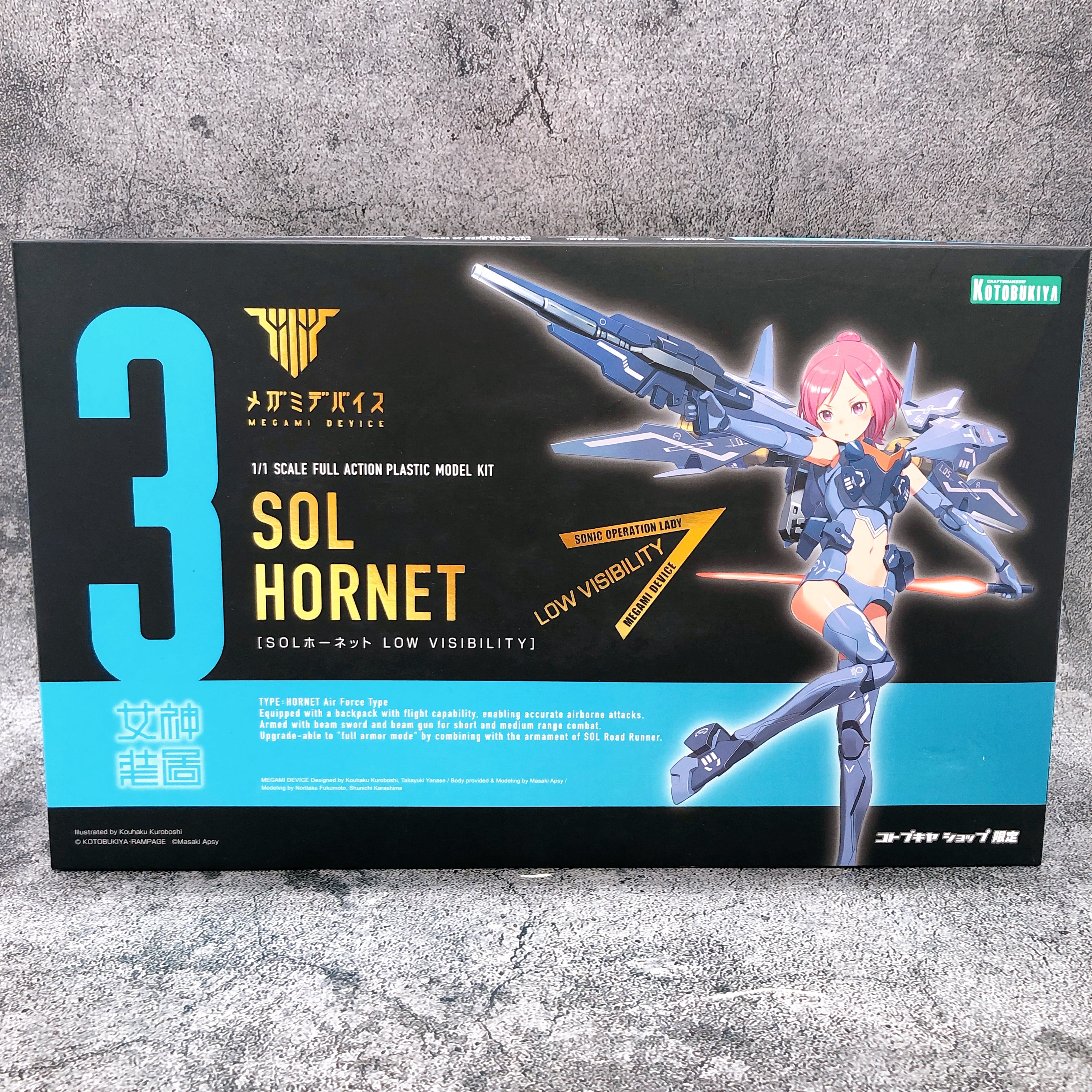 Megami Device SOL Hornet Low Visibility 1:1 Limited Kit KOTOBUKIYA NEW FASTSHIP