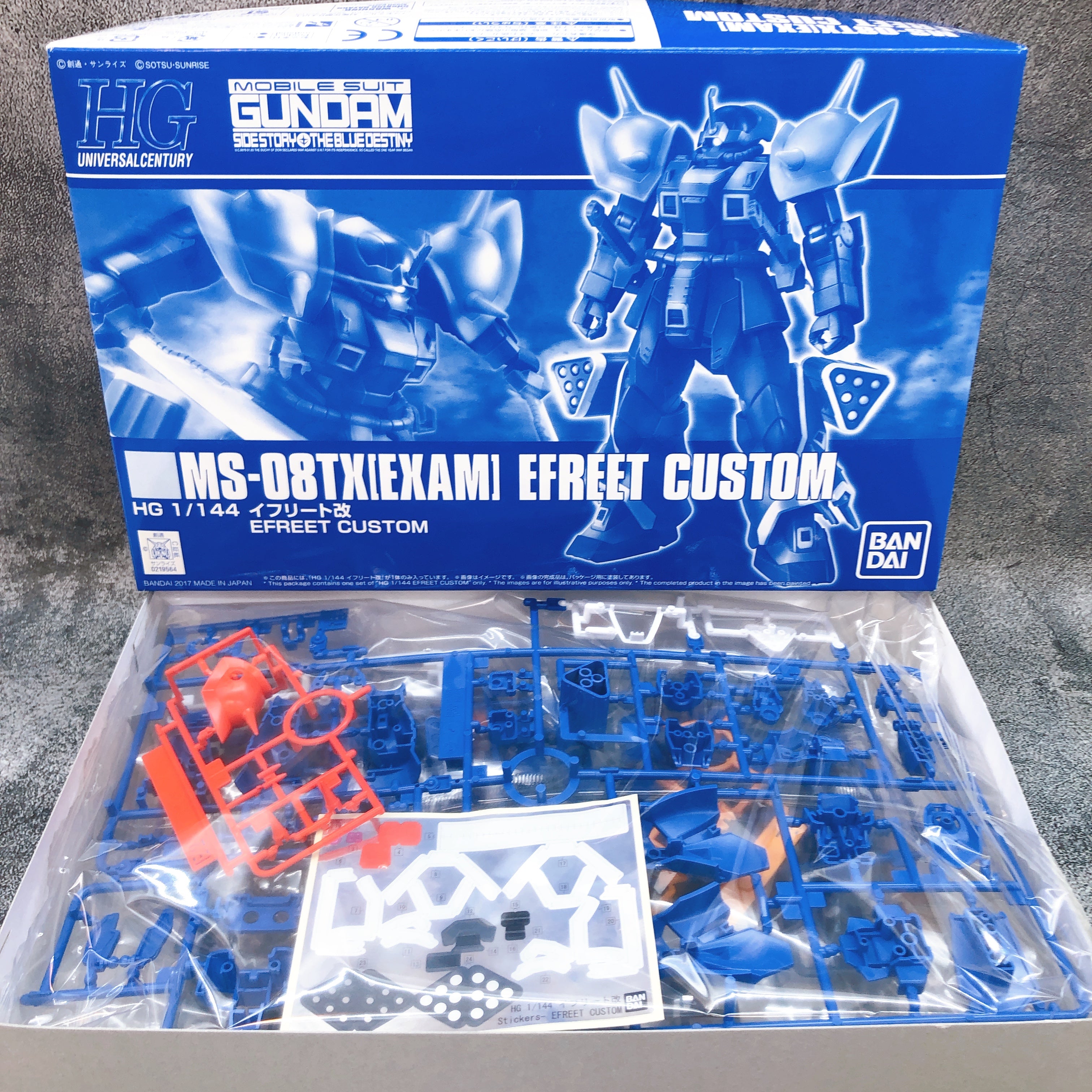 HG 1/144 MS-08TX EXAM Efreet Custom Gunpla Model Kit Premium Bandai Japan NEW