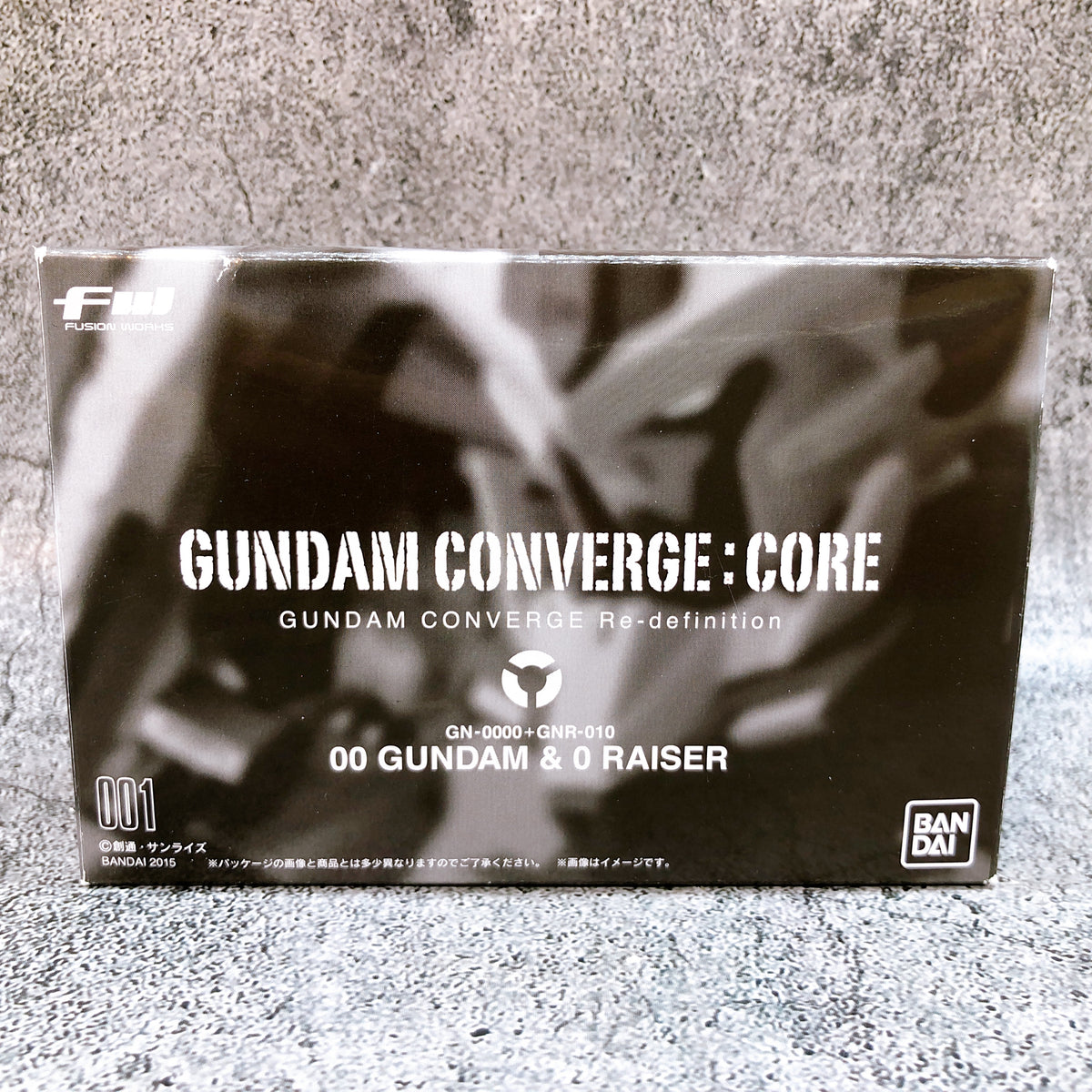 FW GUNDAM CONVERGE CORE 00 GUNDAM & 0 RAISER Set Figure 15+ Premium Bandai Japan