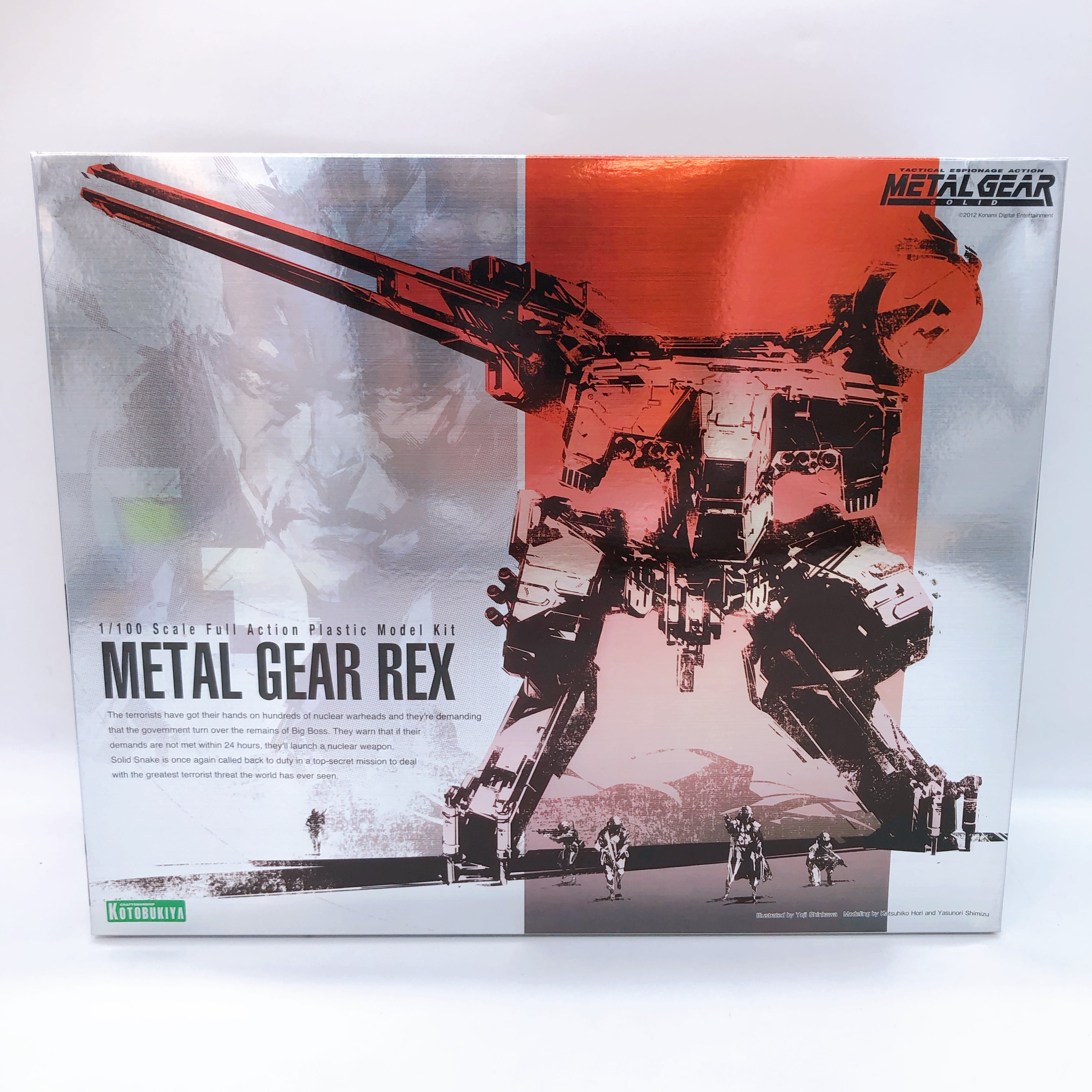metal gear rex model kit METAL GEAR SOLID METAL GEAR REX 1/100 Scale Model Kit KOTOBUKIYA NEW F
