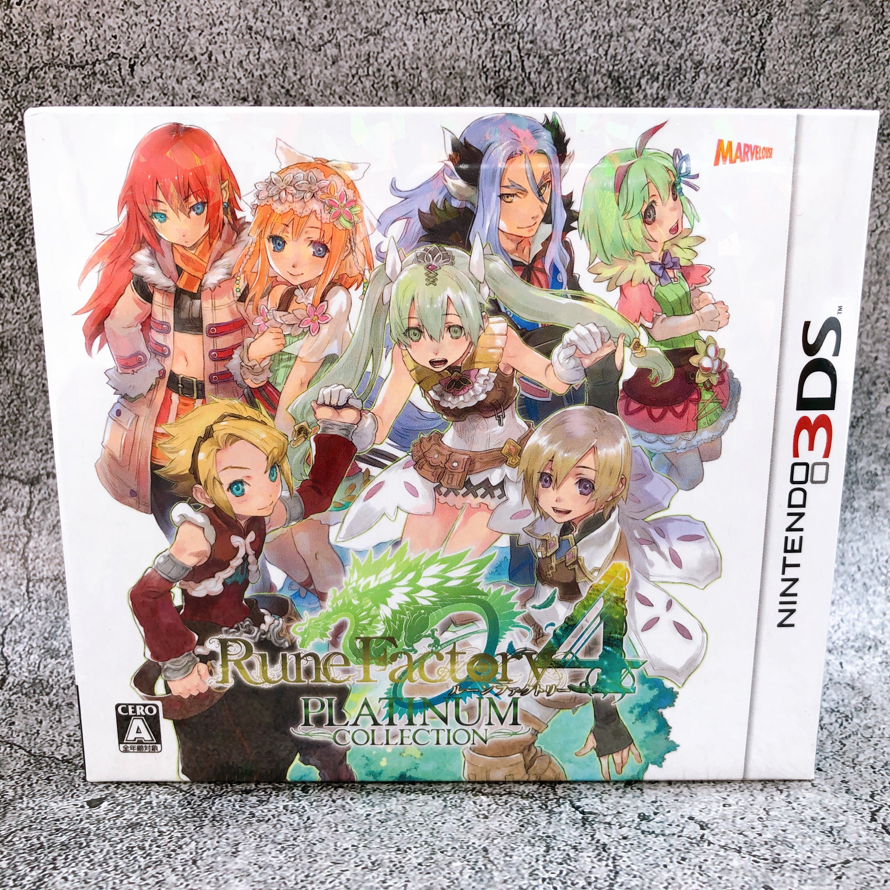 Nintendo 3DS Rune Factory 4 Platinum Collection Marvelous Japan Game Sealed New
