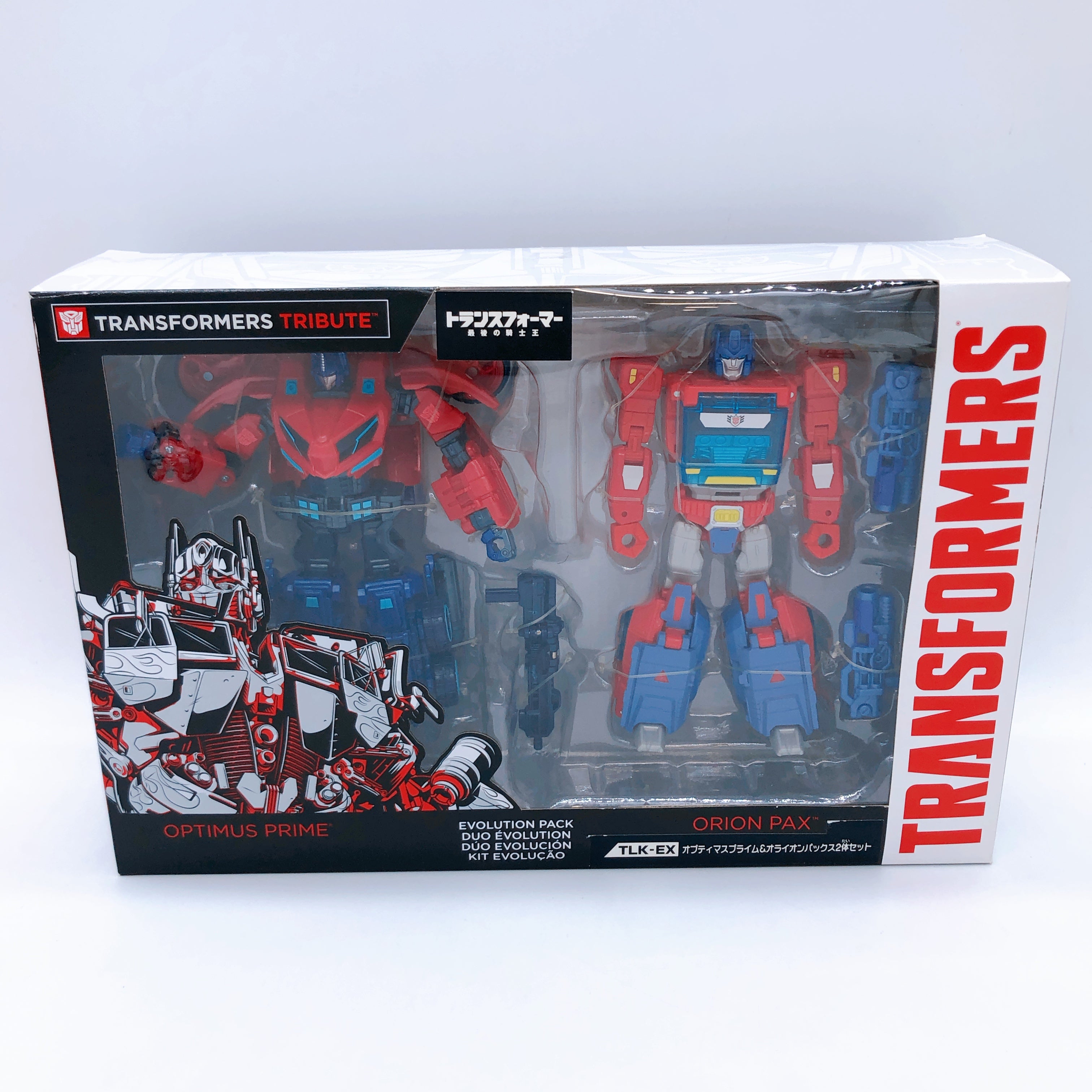 Transformers TLK-EX Optimus Prime & Orion Pax Set Action Figure TAKARA TOMY