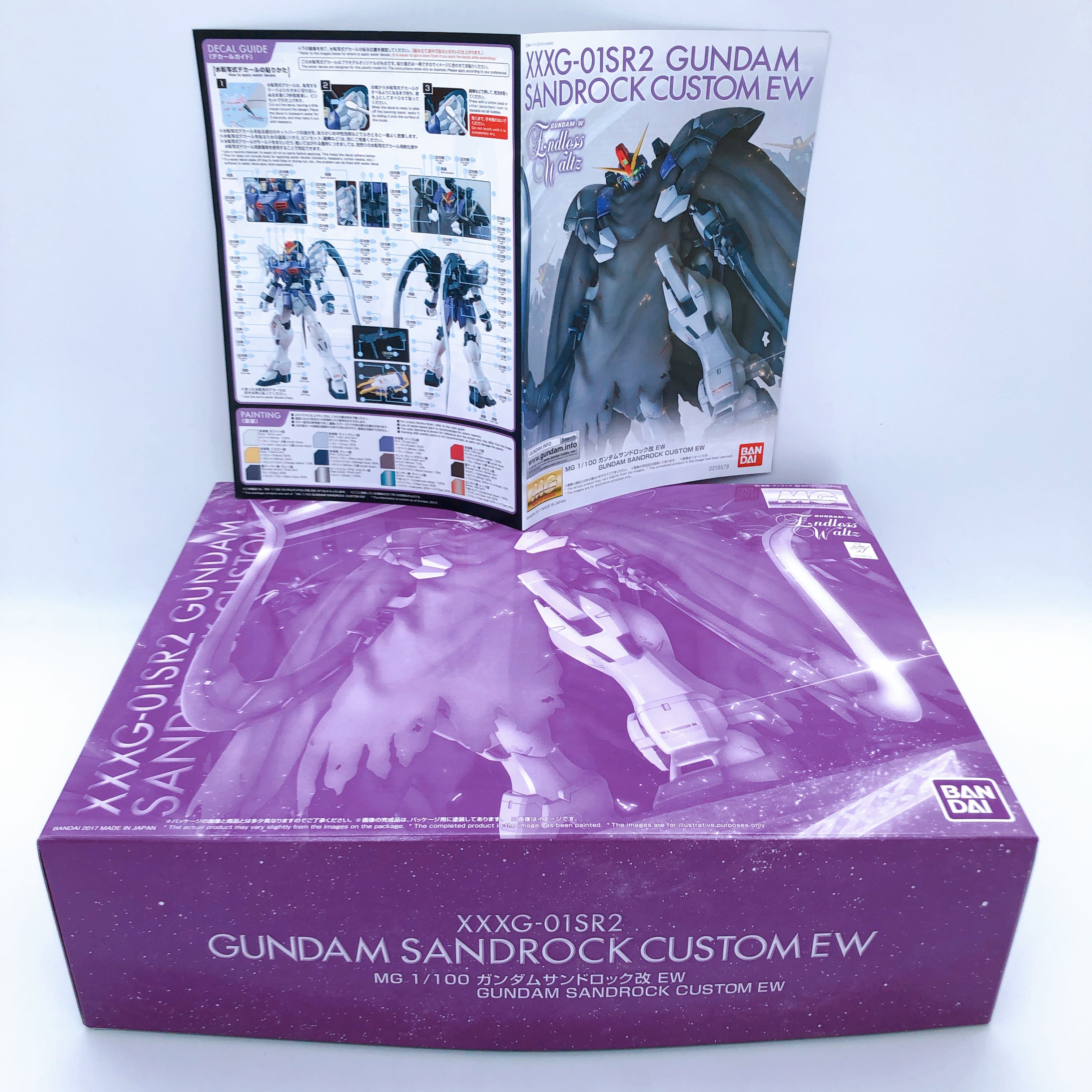 MG 1/100 Gundam Sandrock Custom EW XXXG-01SR2 Model Kit Premium Bandai Japan NEW