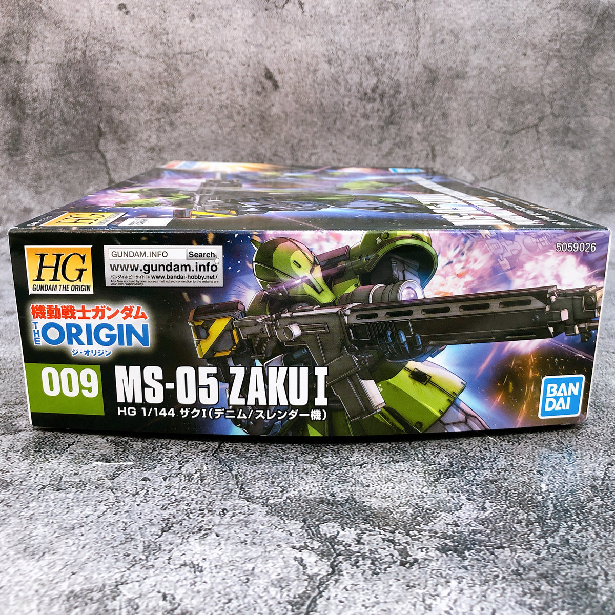 HG 1/144 MS-05 Zaku I Denim/Slender Machine Gundam THE ORIGIN Model Kit Bandai