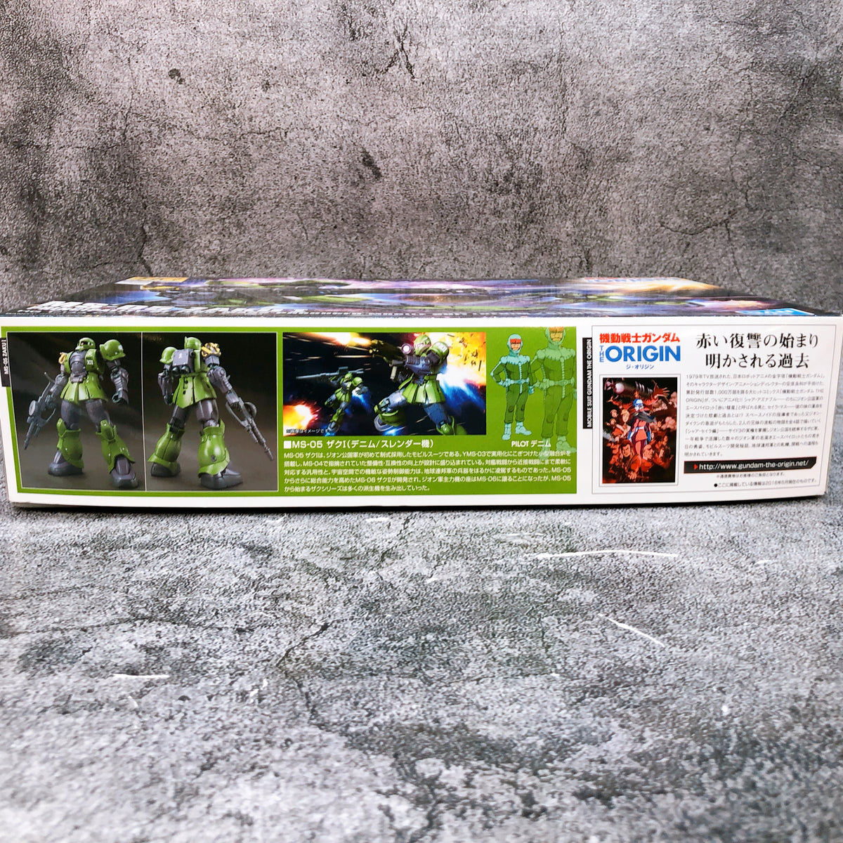 HG 1/144 MS-05 Zaku I Denim/Slender Machine Gundam THE ORIGIN Model Kit Bandai