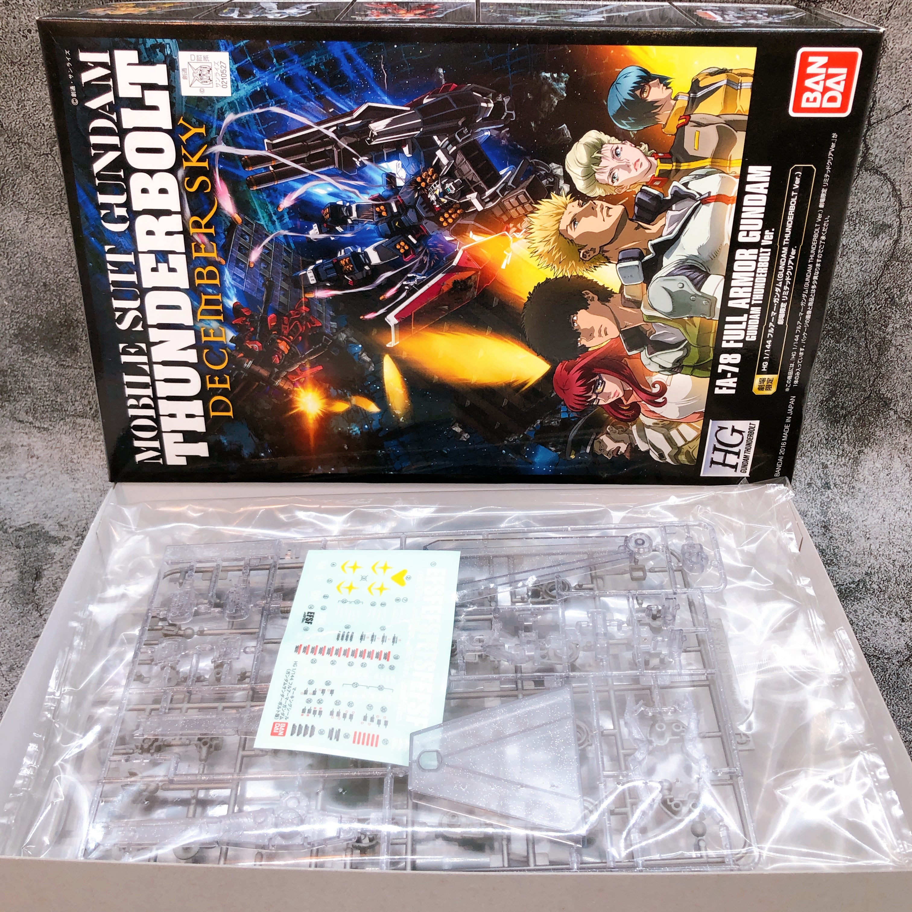 HG 1/144 Full Armor Gundam Gundam Thunderbolt Ver Limited Clear Kit Bandai NEW
